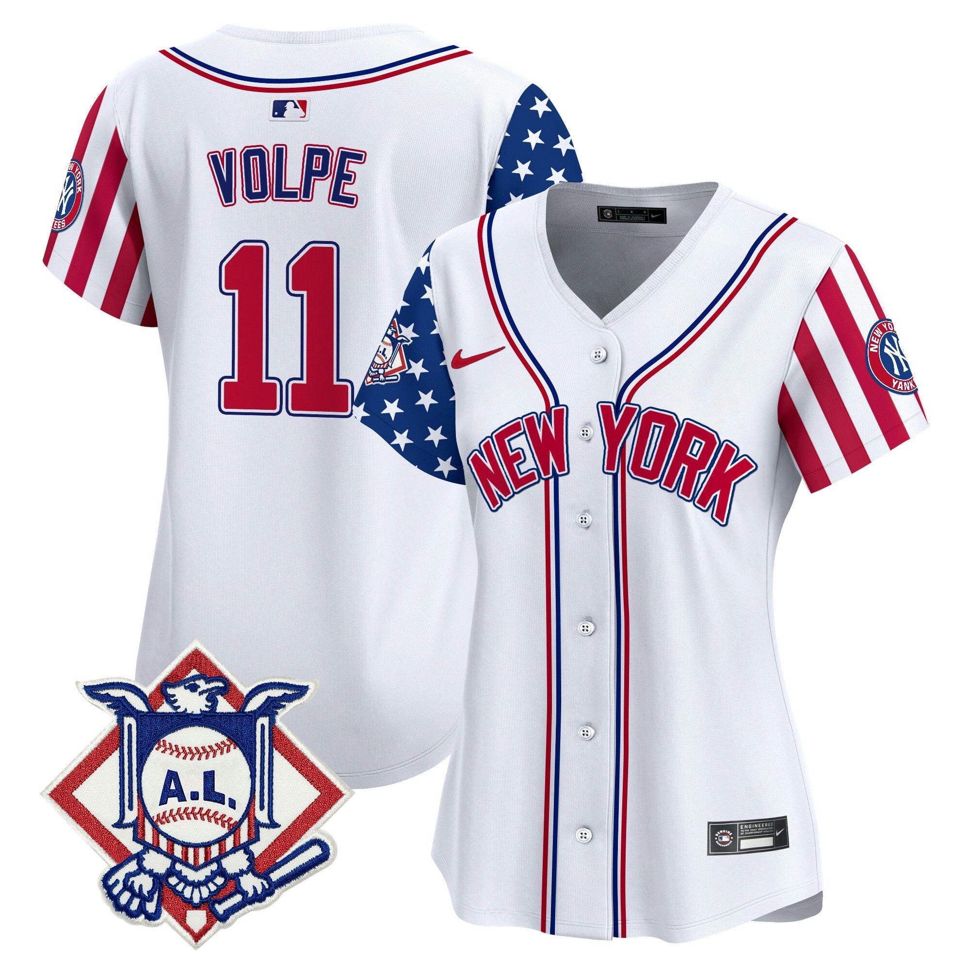 Camisa MLB Women’s New York 2024 Fourth of July Vapor Premier Limited Jersey V2