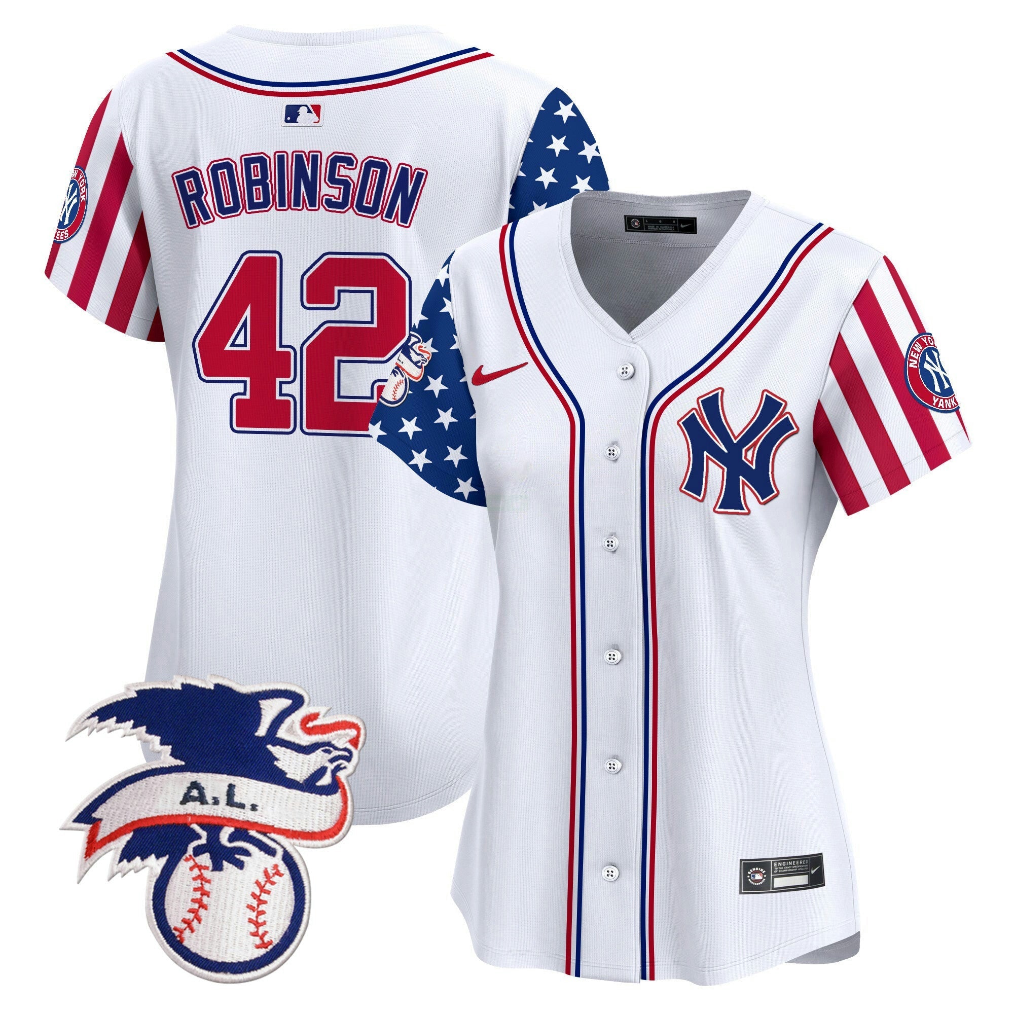 Camisa MLB Women’s New York 2024 Fourth of July Vapor Premier Limited Jersey V5