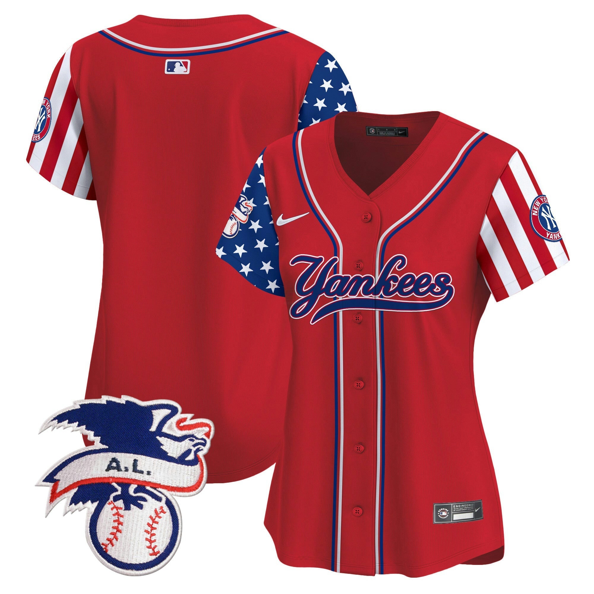 Camisa MLB Women’s New York 2024 Fourth of July Vapor Premier Limited Jersey V7