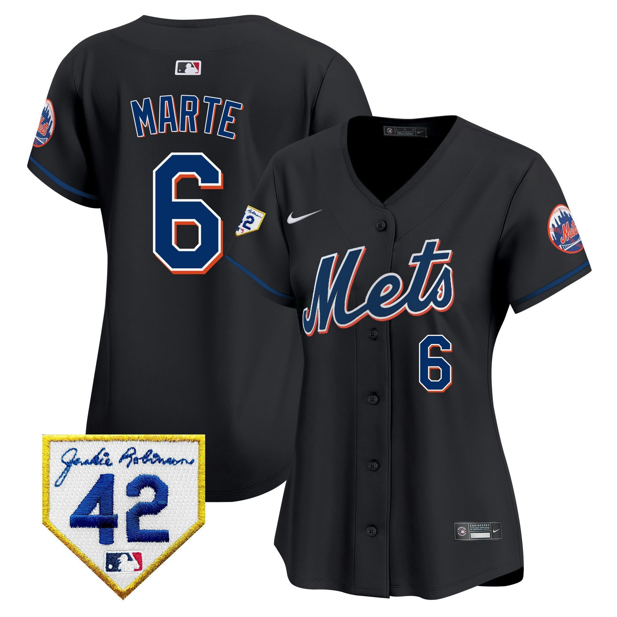Camisa MLB Women’s New York 2024 Jackie Robinson Patch Vapor Premier Limited Jersey