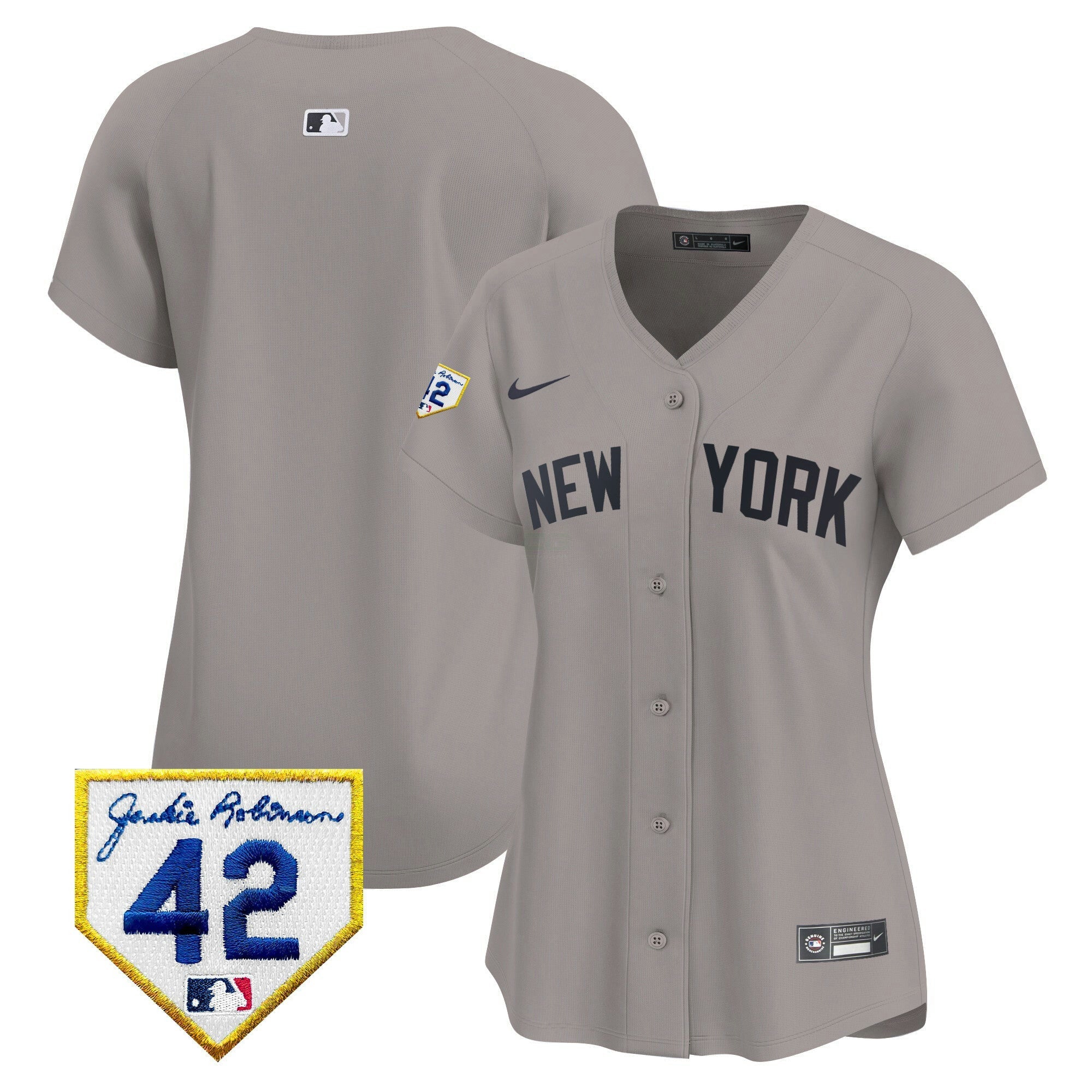 Camisa MLB Women’s New York 2024 Jackie Robinson Patch Vapor Premier Limited Jersey