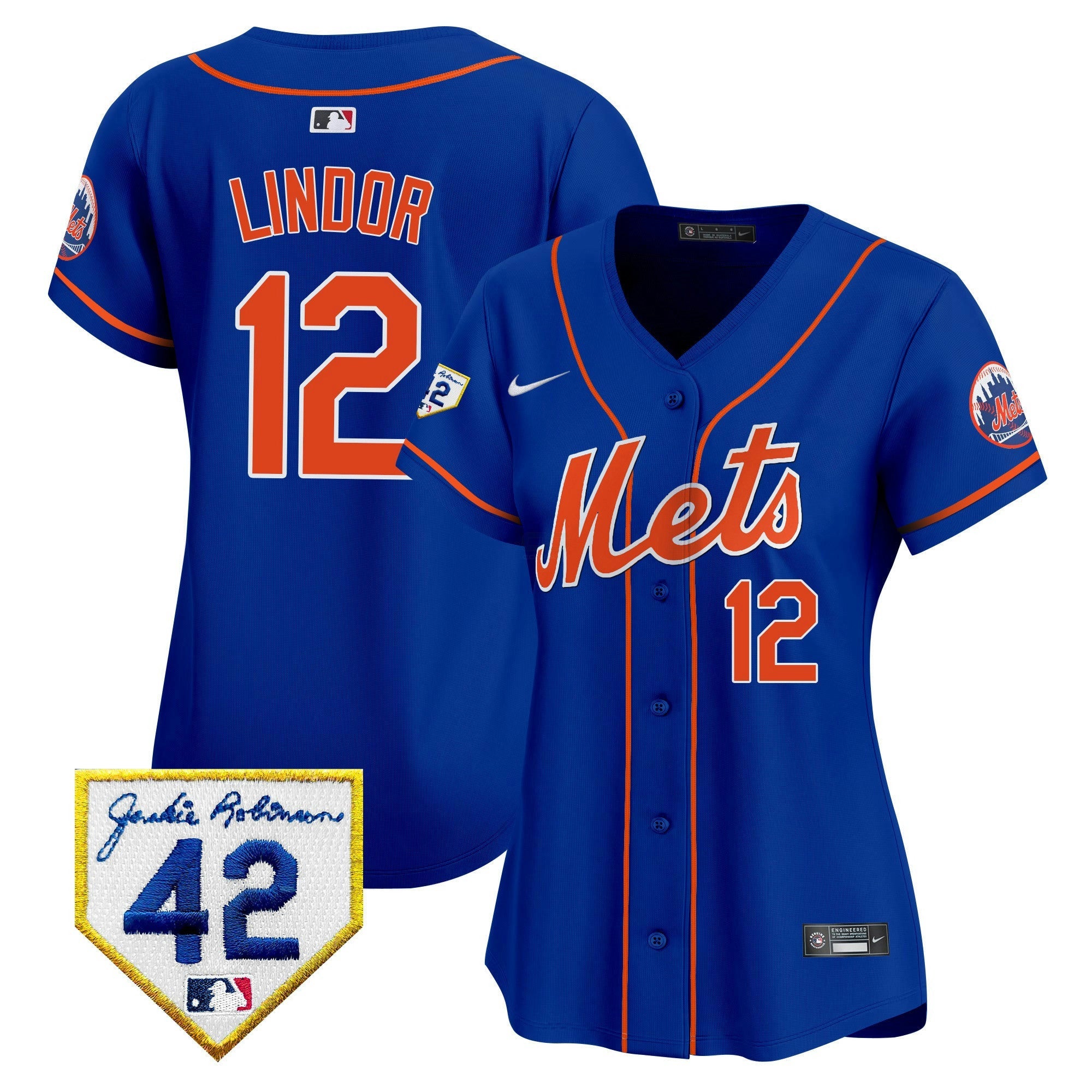 Camisa MLB Women’s New York 2024 Jackie Robinson Patch Vapor Premier Limited Jersey