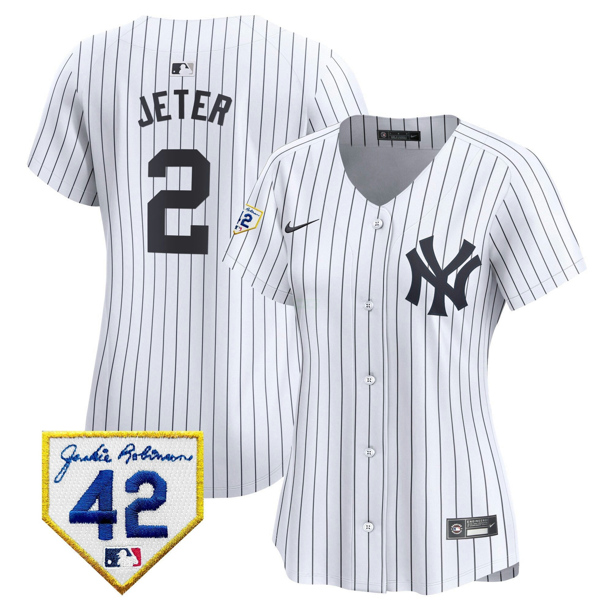 Camisa MLB Women’s New York 2024 Jackie Robinson Patch Vapor Premier Limited Jersey