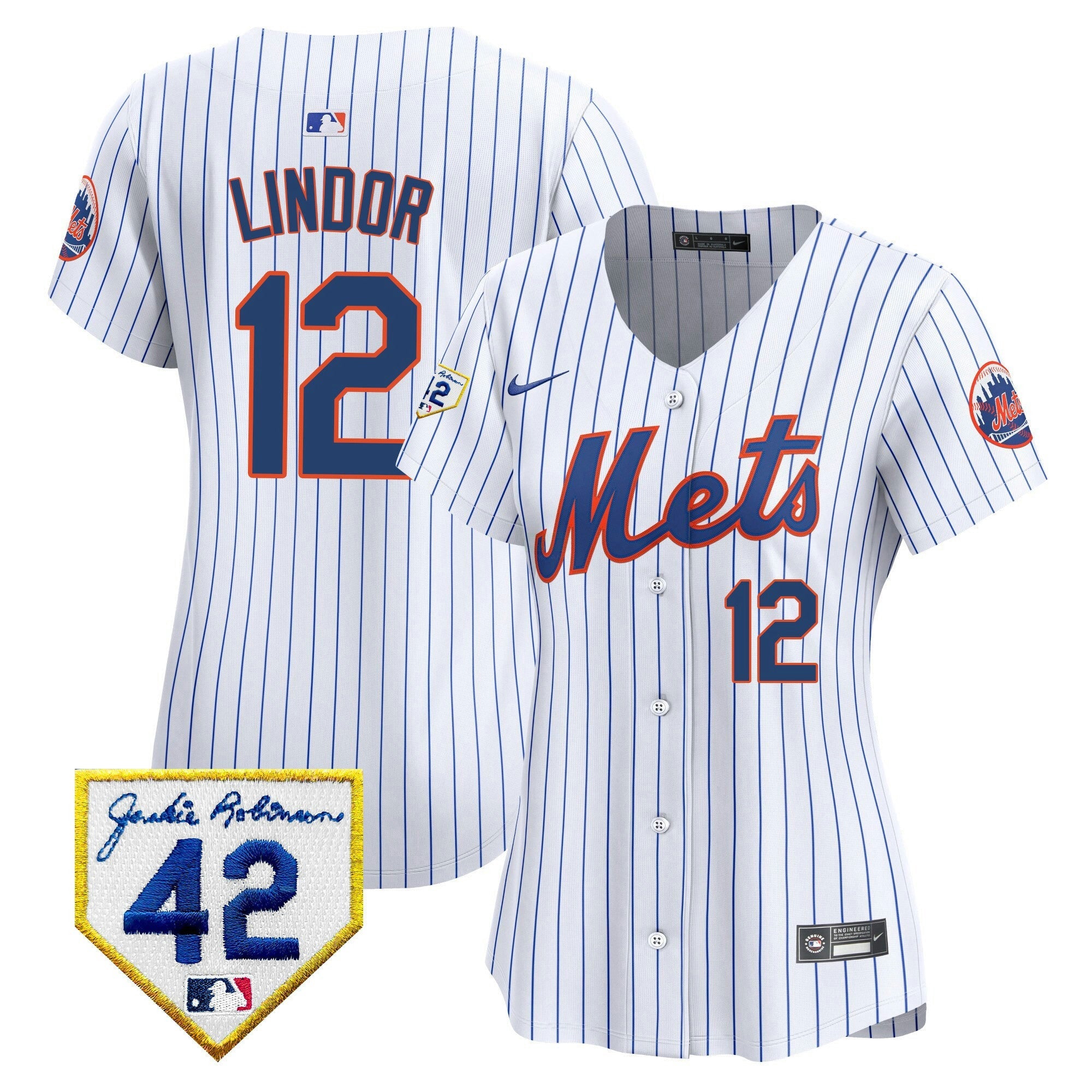 Camisa MLB Women’s New York 2024 Jackie Robinson Patch Vapor Premier Limited Jersey