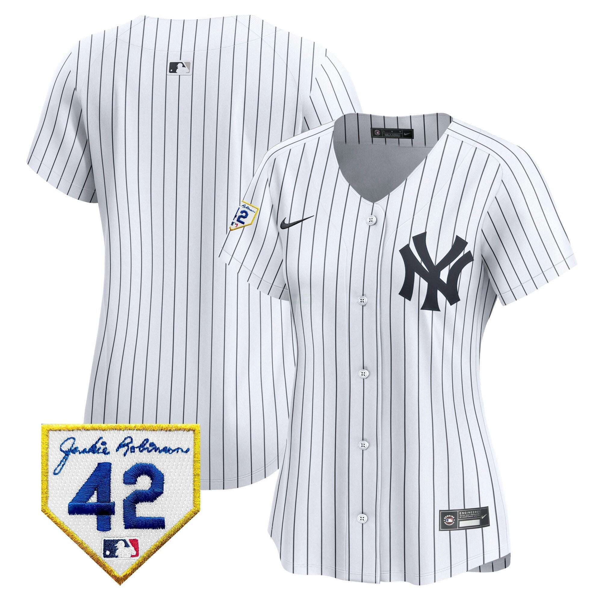 Camisa MLB Women’s New York 2024 Jackie Robinson Patch Vapor Premier Limited Jersey