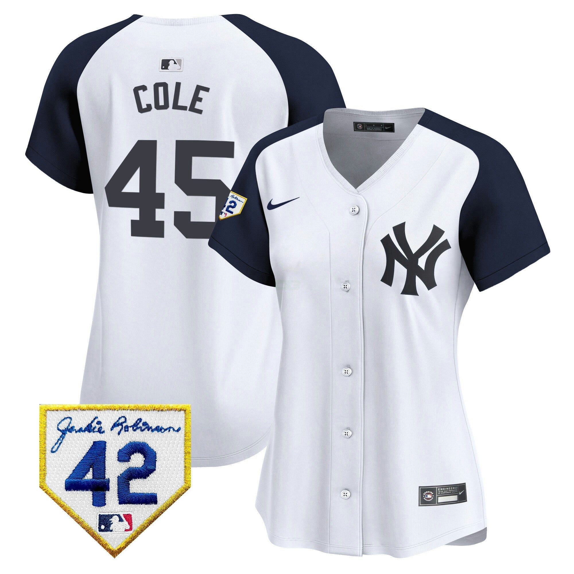 Camisa MLB Women’s New York 2024 Jackie Robinson Patch Vapor Premier Limited Jersey
