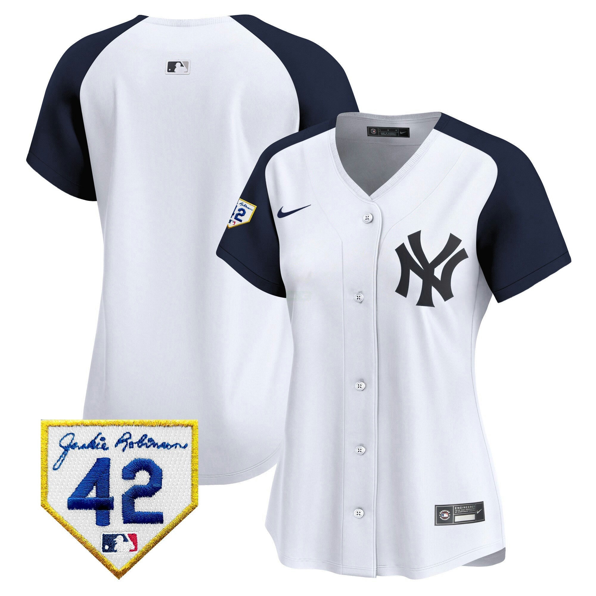Camisa MLB Women’s New York 2024 Jackie Robinson Patch Vapor Premier Limited Jersey