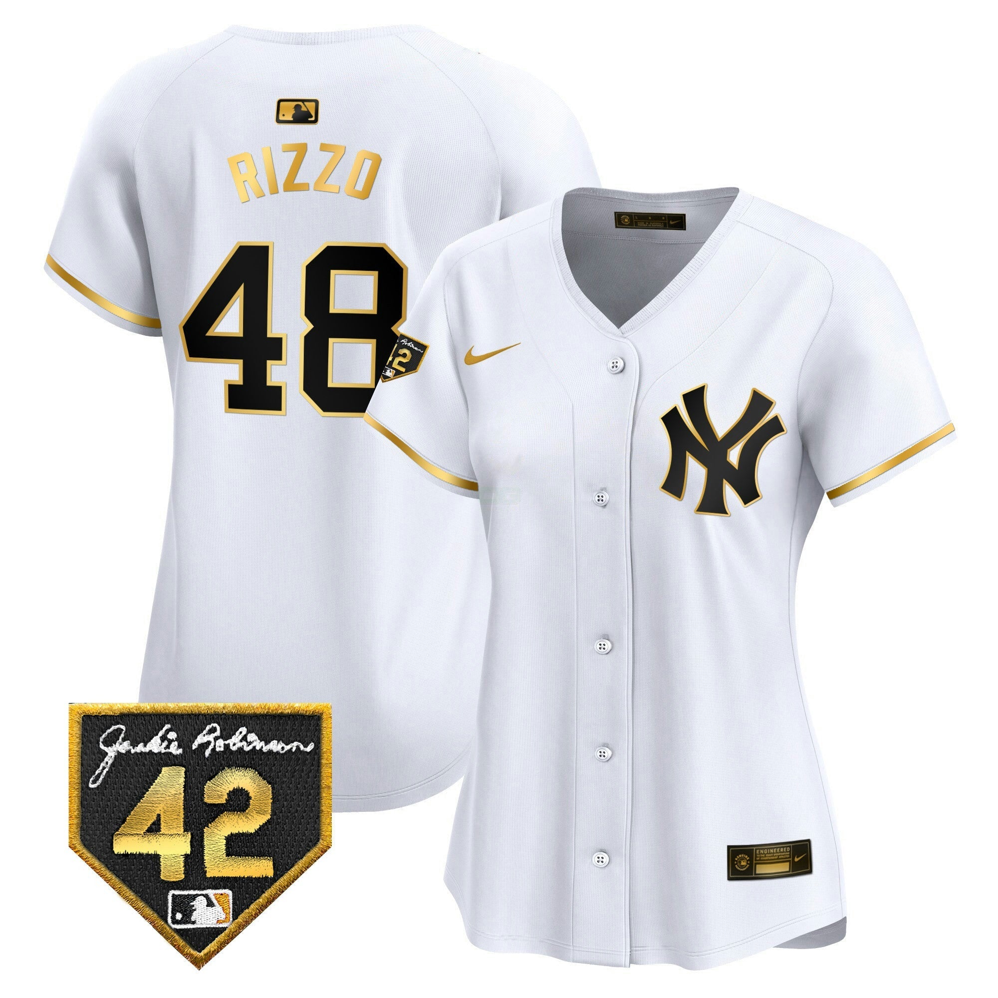Camisa MLB Women’s New York 2024 Jackie Robinson Patch Vapor Premier Limited Jersey