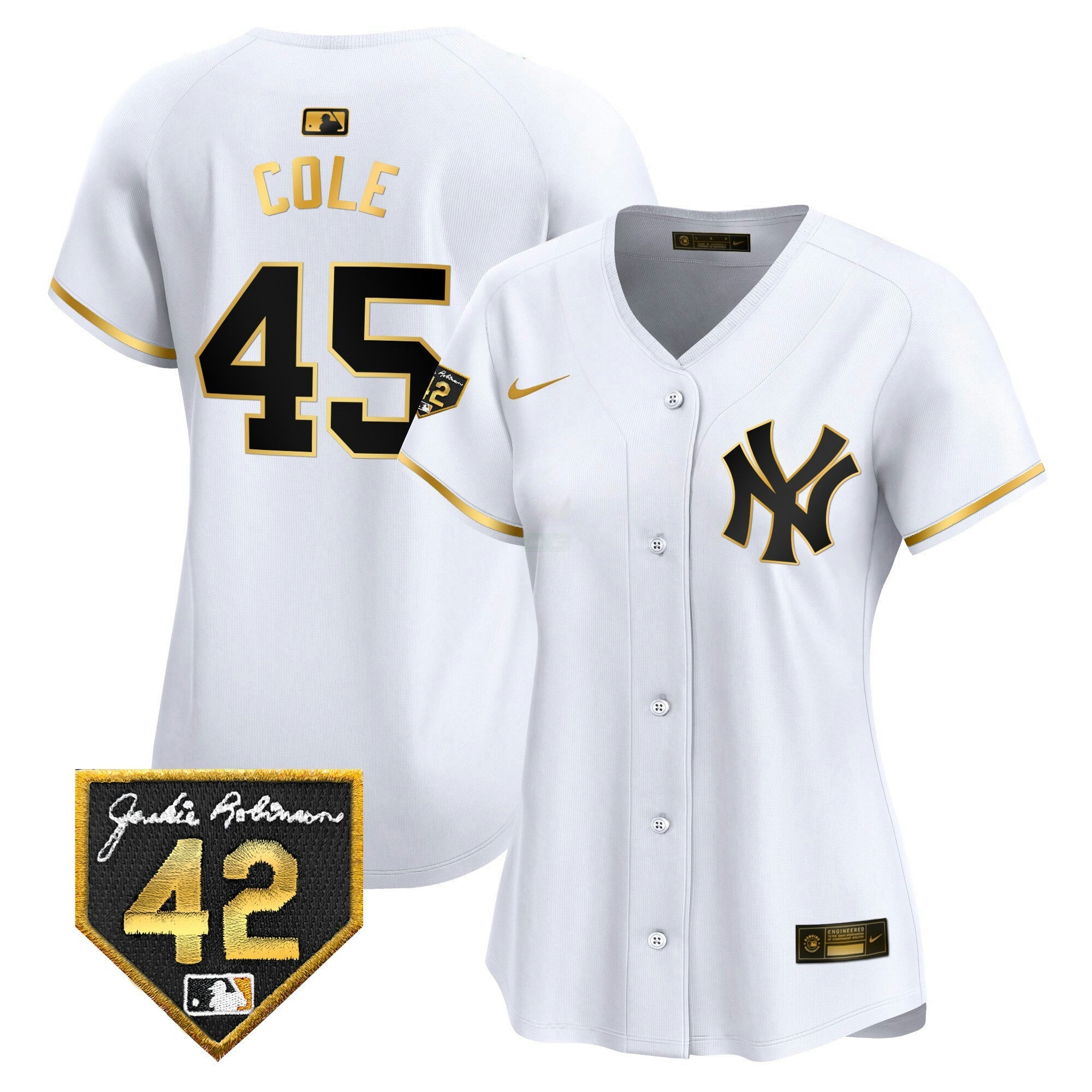 Camisa MLB Women’s New York 2024 Jackie Robinson Patch Vapor Premier Limited Jersey