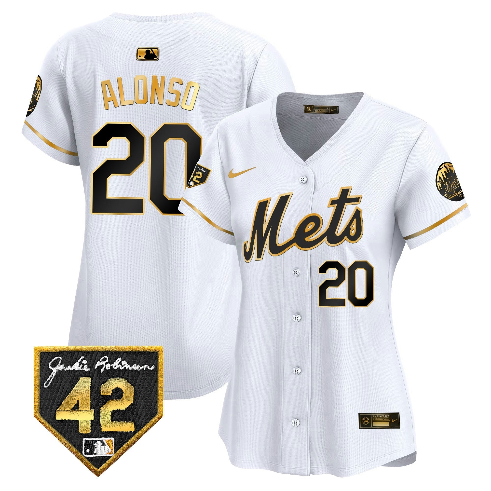 Camisa MLB Women’s New York 2024 Jackie Robinson Patch Vapor Premier Limited Jersey