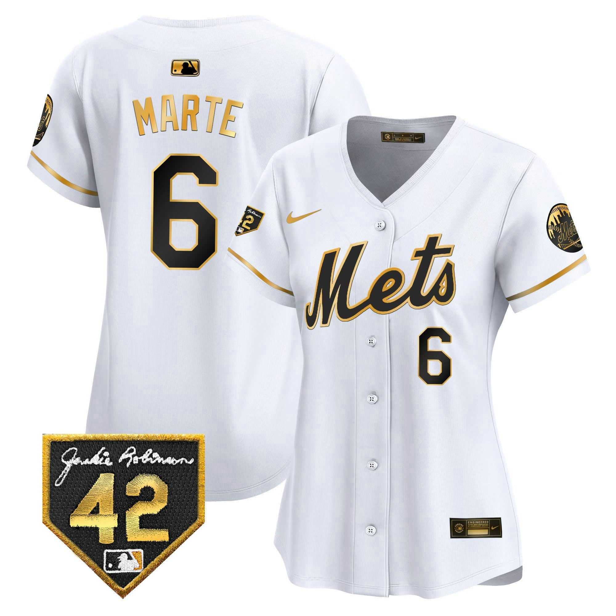 Camisa MLB Women’s New York 2024 Jackie Robinson Patch Vapor Premier Limited Jersey