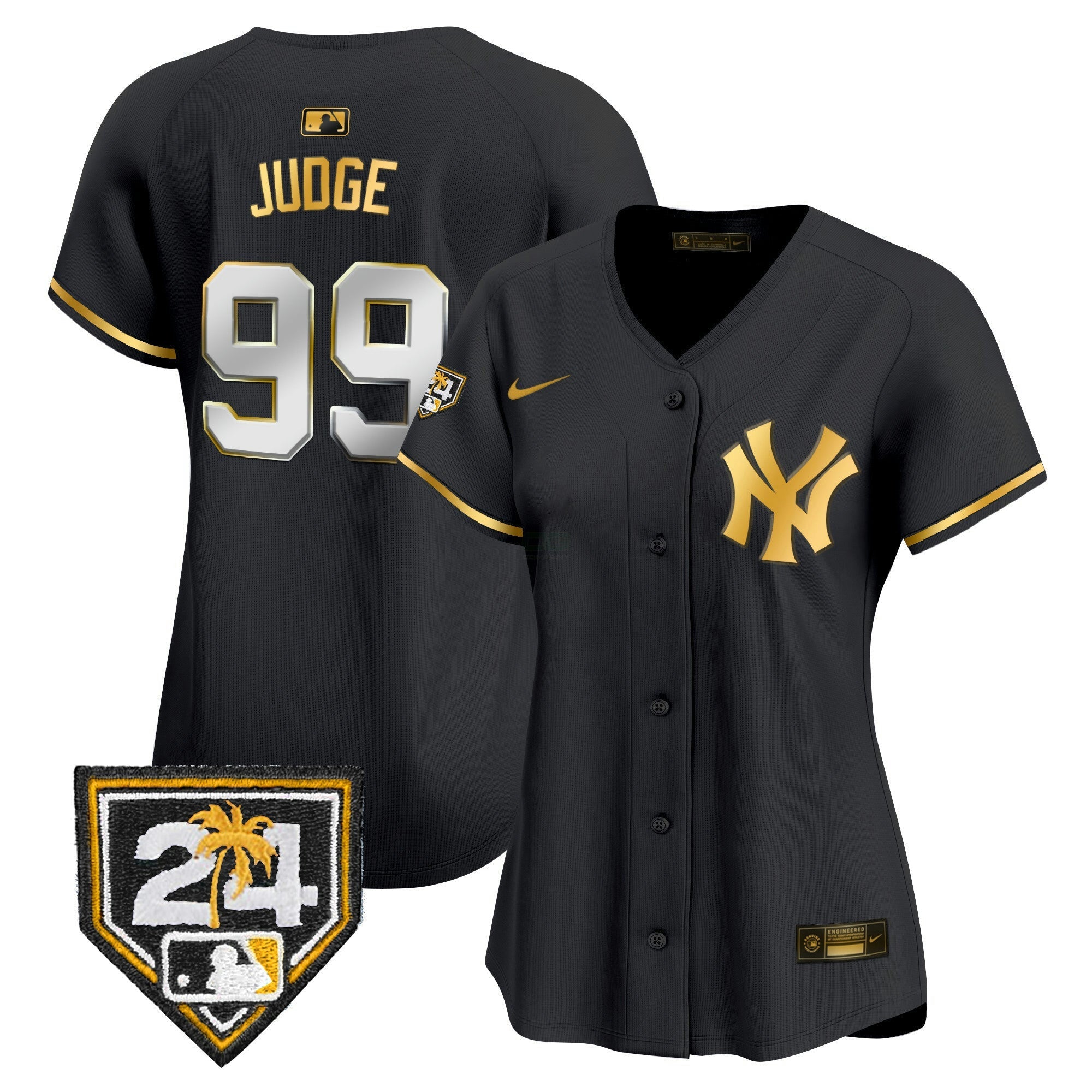 Camisa MLB Women’s New York 2024 Spring Training Patch Vapor Premier Limited Jersey