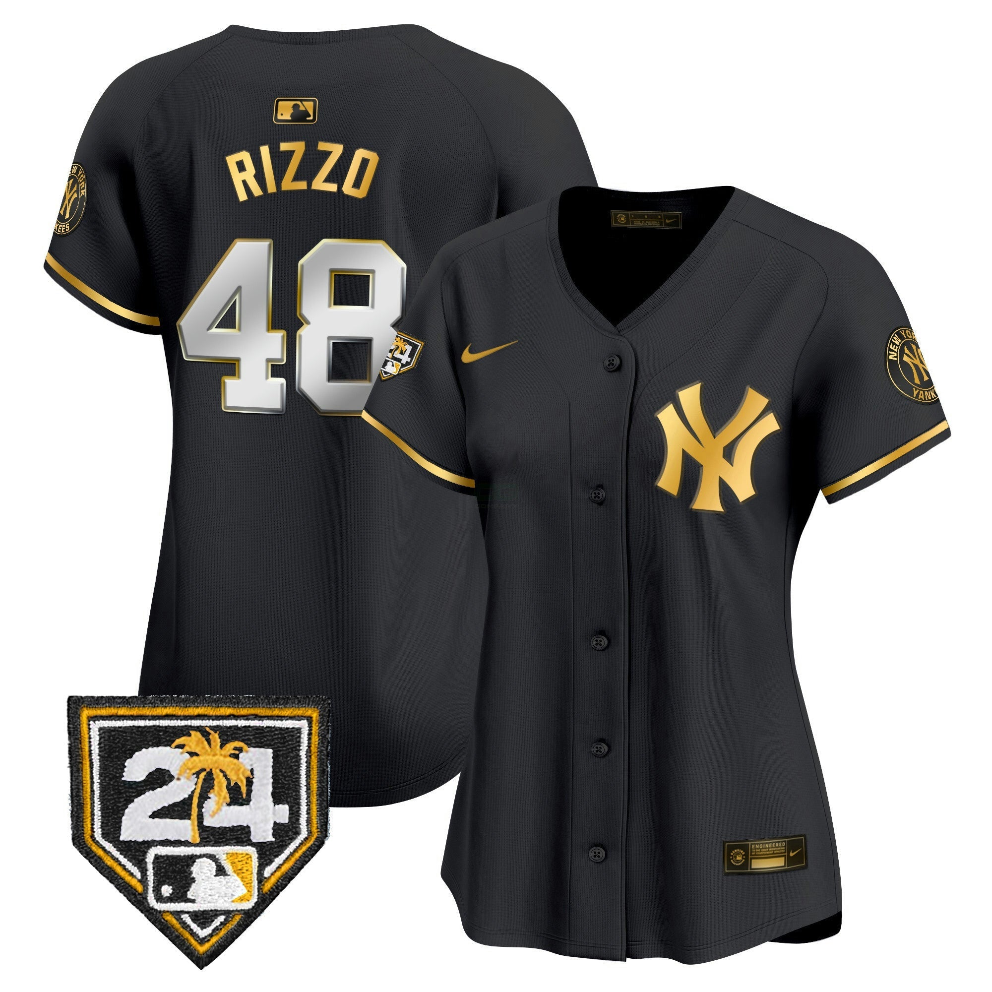 Camisa MLB Women’s New York 2024 Spring Training Patch Vapor Premier Limited Jersey V2