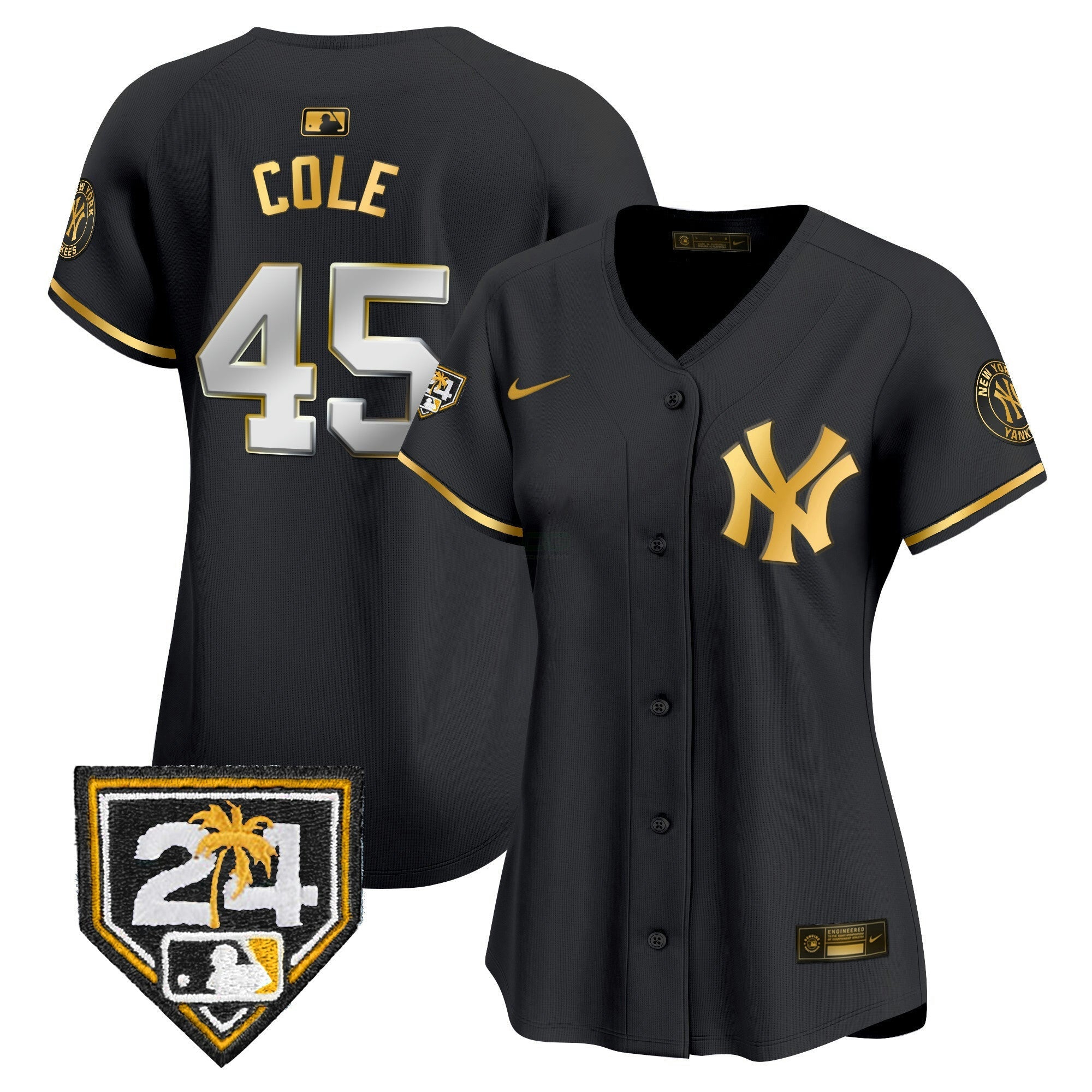 Camisa MLB Women’s New York 2024 Spring Training Patch Vapor Premier Limited Jersey V2