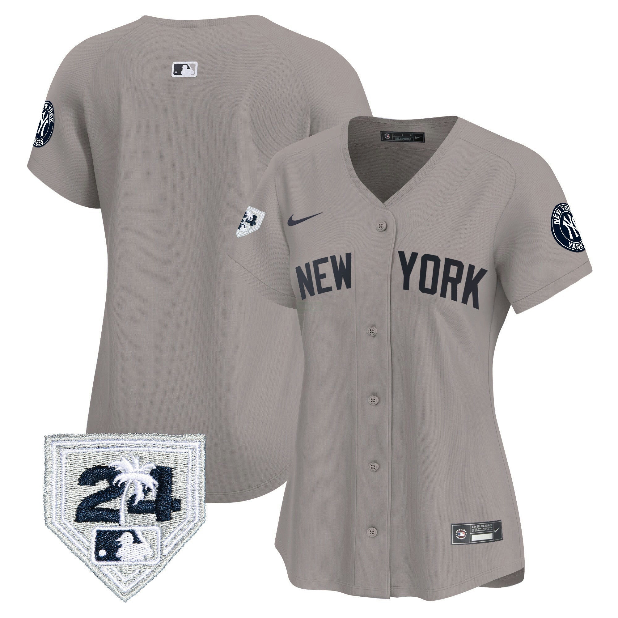 Camisa MLB Women’s New York 2024 Spring Training Patch Vapor Premier Limited Jersey V2