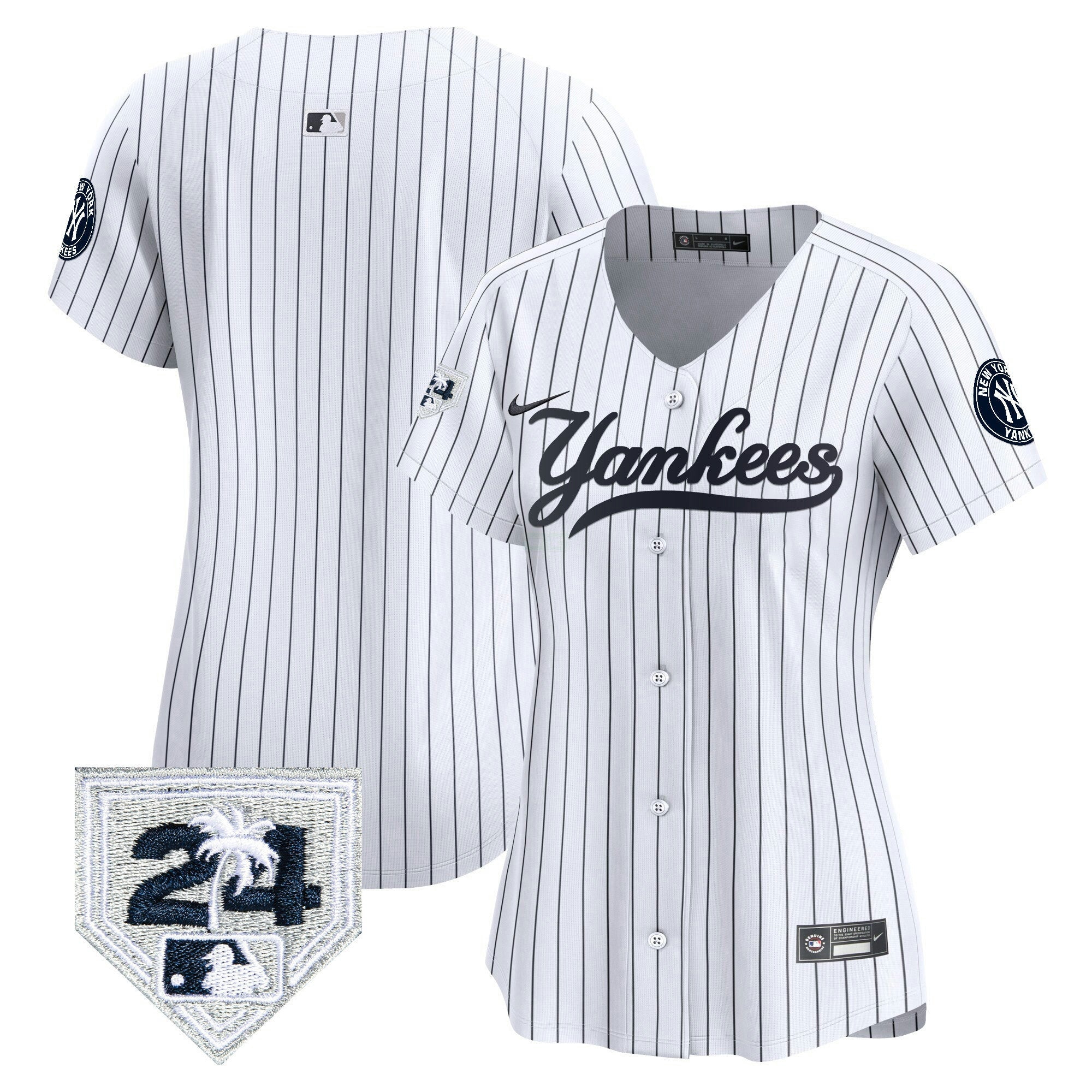 Camisa MLB Women’s New York 2024 Spring Training Patch Vapor Premier Limited Jersey V6