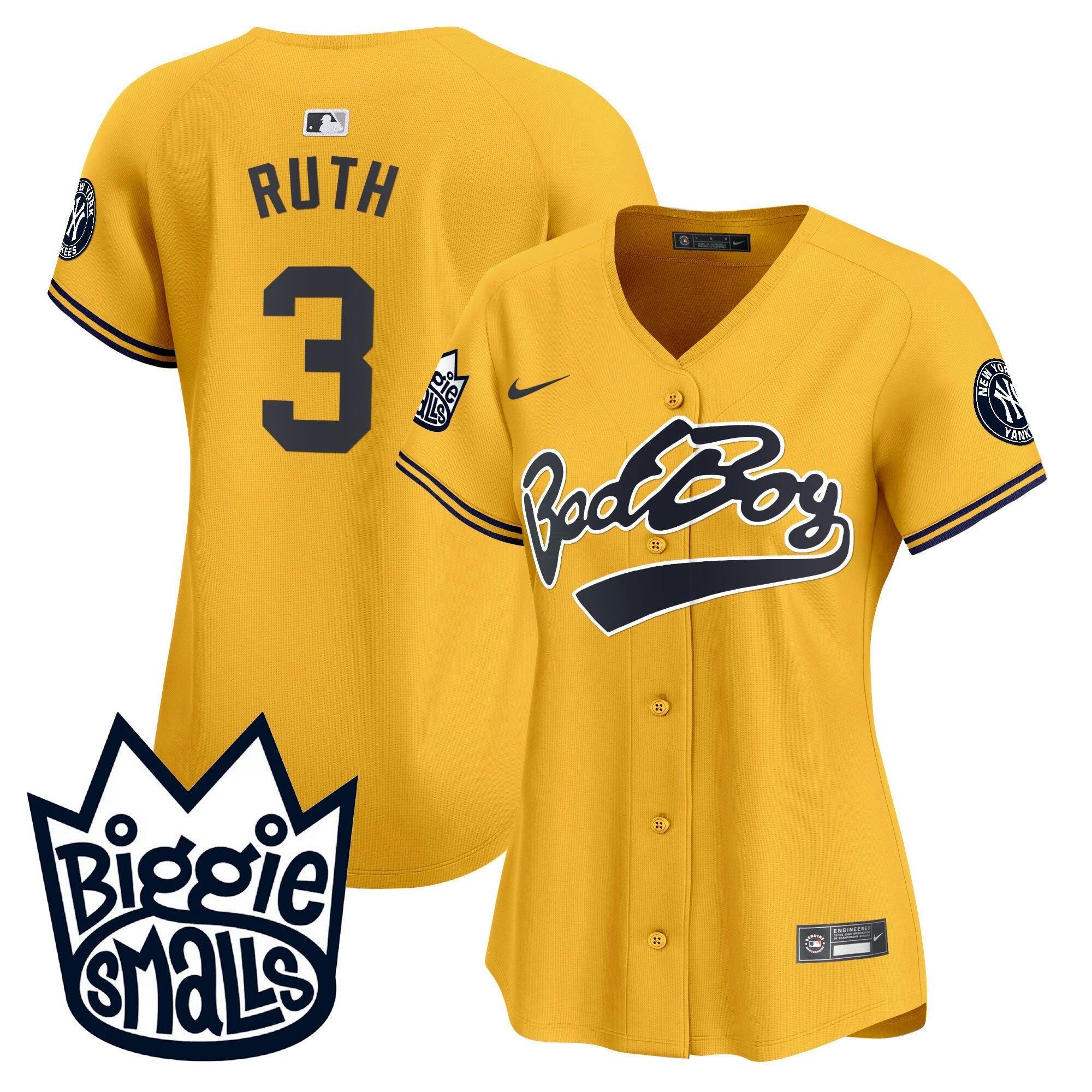 Camisa MLB Women’s New York Biggie Smalls Vapor Premier Limited Jersey