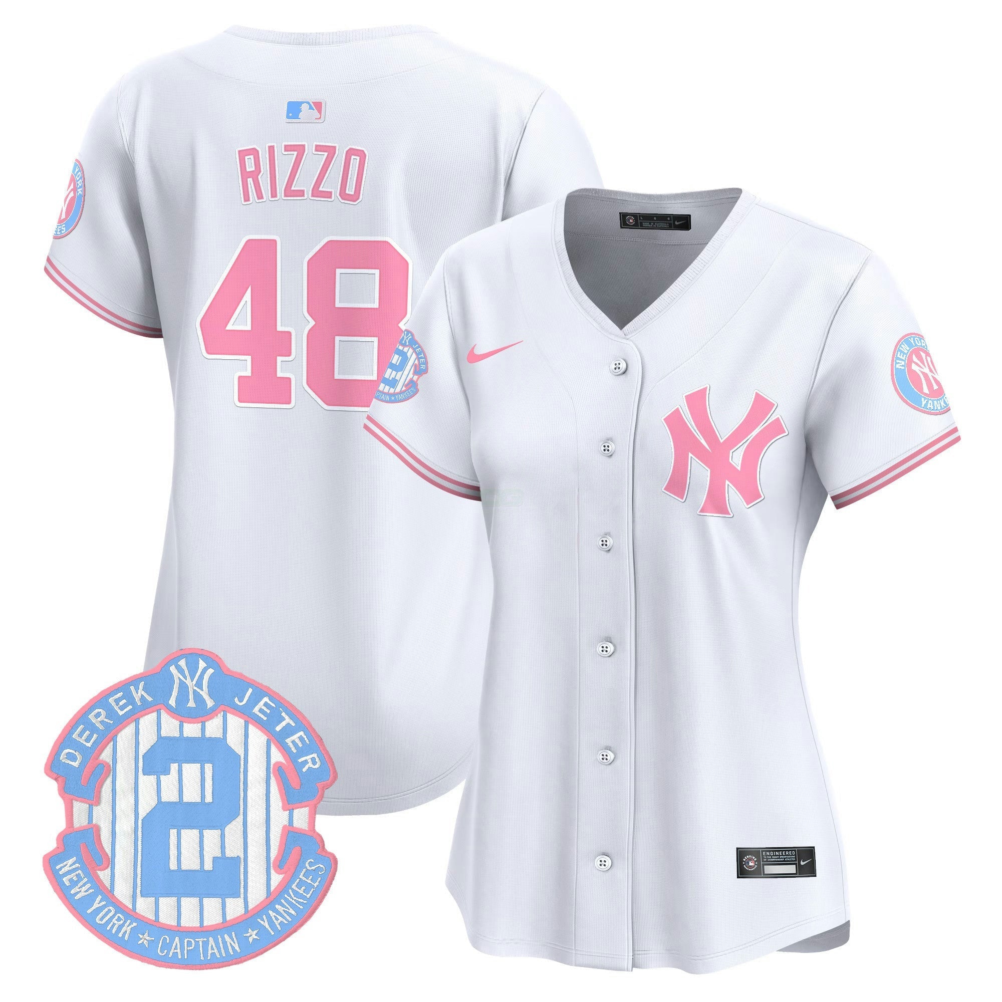 Camisa MLB Women’s New York Bubblegum Pink Vapor Premier Limited Jersey