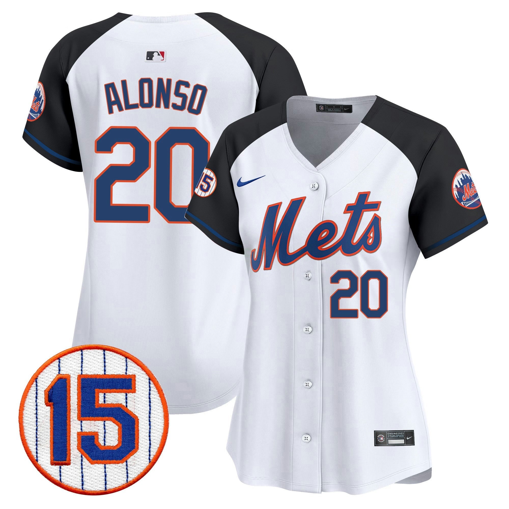 Camisa MLB Women’s New York Jerry Grote Patch Vapor Premier Limited Jersey
