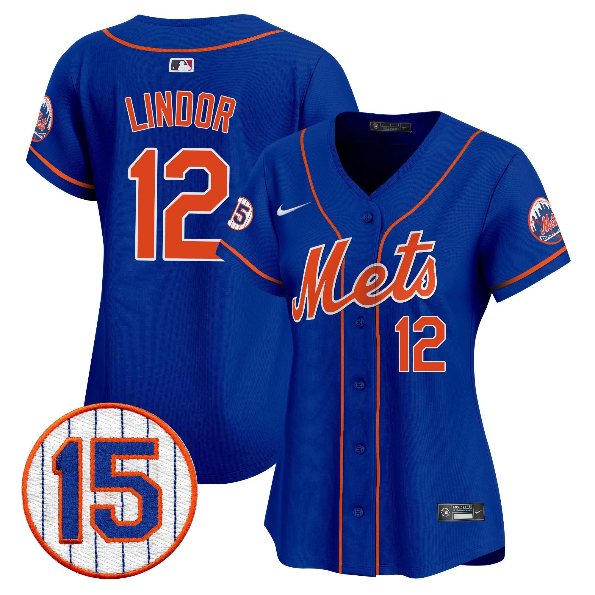 Camisa MLB Women’s New York Jerry Grote Patch Vapor Premier Limited Jersey