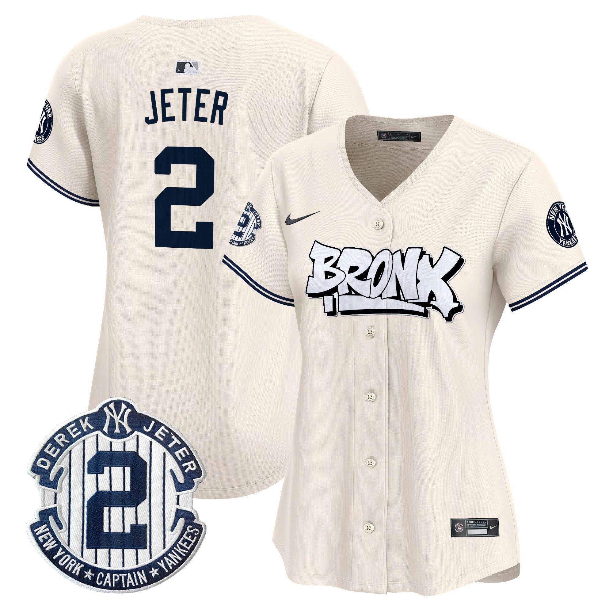 Camisa MLB Women’s New York The Bronx Graffiti Vapor Premier Limited Jersey V3