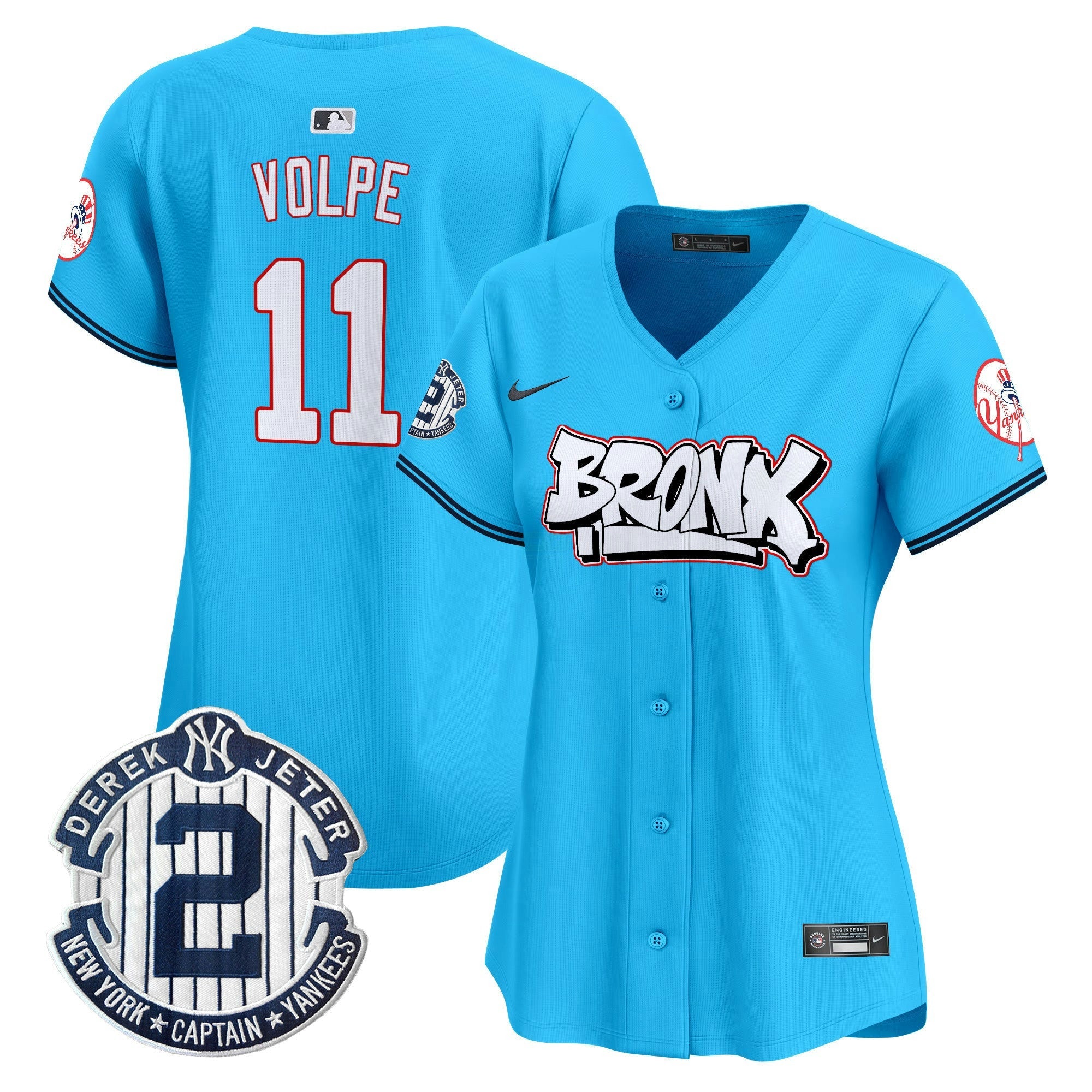 Camisa MLB Women’s New York The Bronx Graffiti Vapor Premier Limited Jersey V4