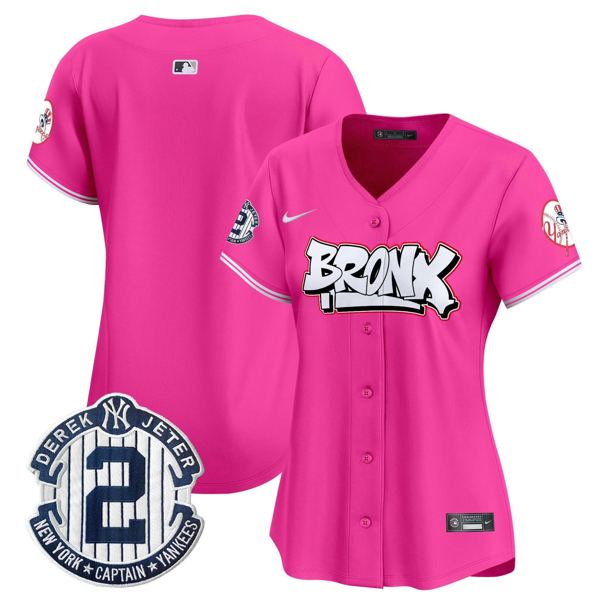 Camisa MLB Women’s New York The Bronx Graffiti Vapor Premier Limited Jersey V4