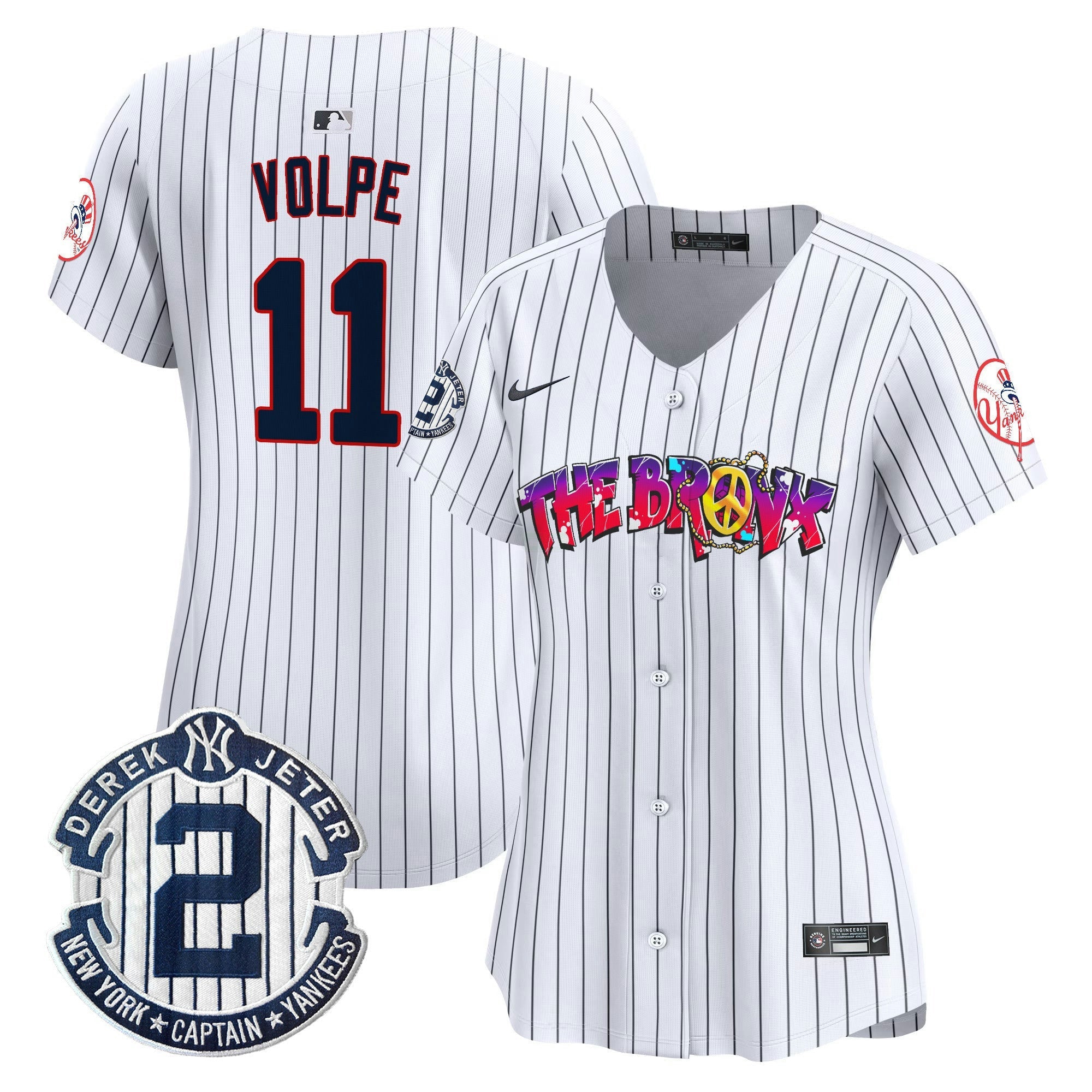 Camisa MLB Women’s New York The Bronx Graffiti Vapor Premier Limited Jersey V7