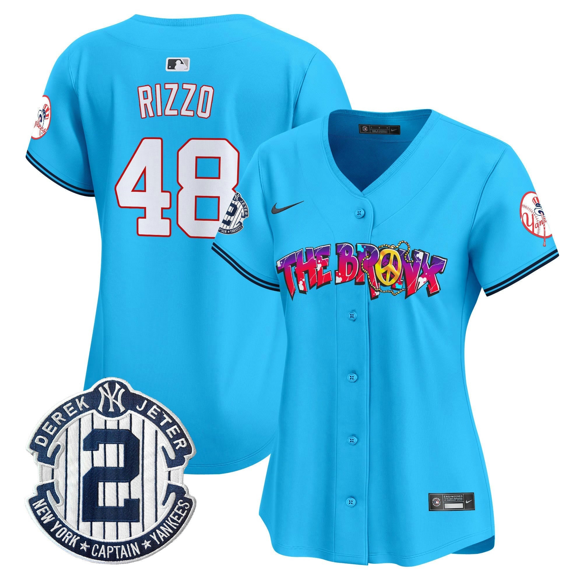 Camisa MLB Women’s New York The Bronx Graffiti Vapor Premier Limited Jersey V7
