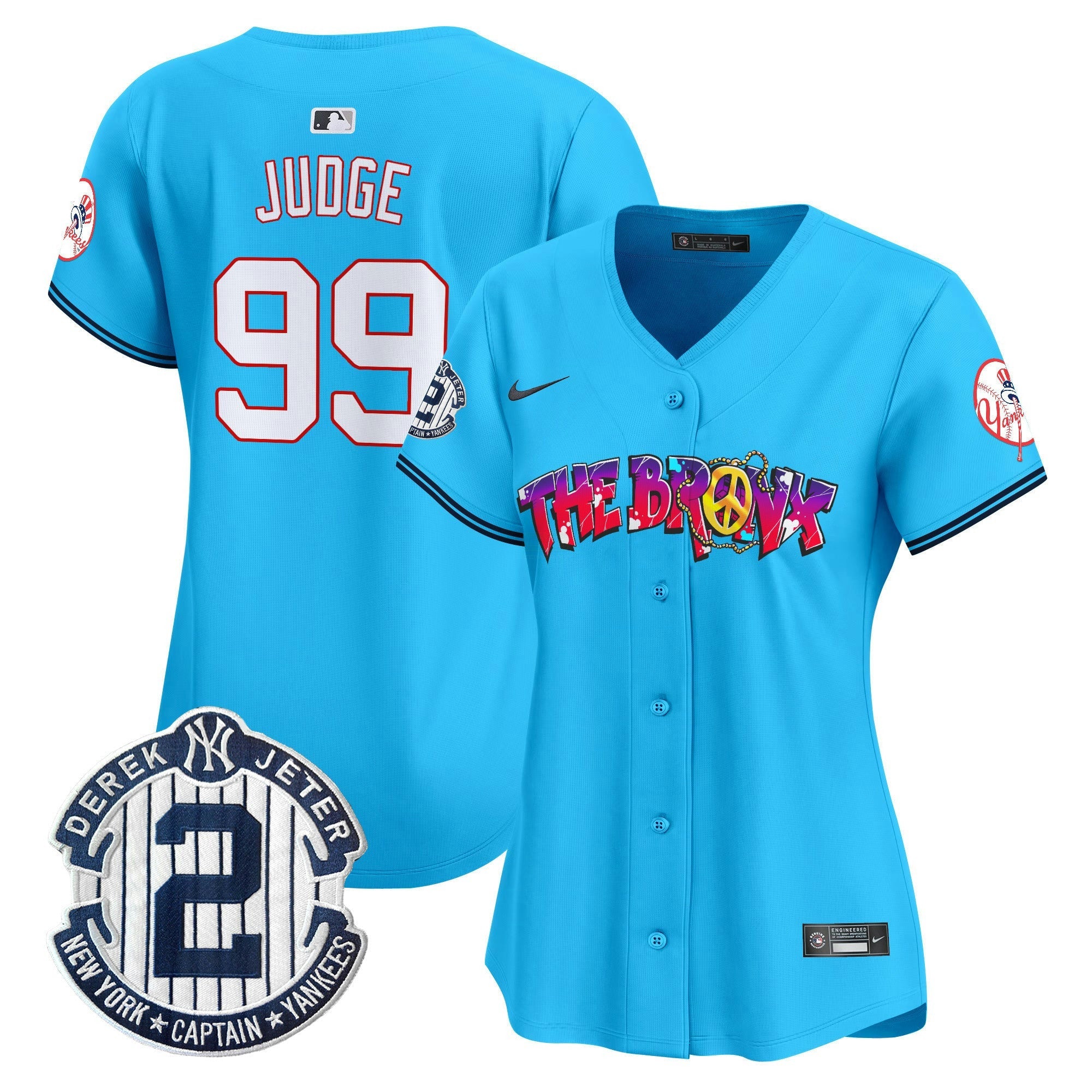 Camisa MLB Women’s New York The Bronx Graffiti Vapor Premier Limited Jersey V7