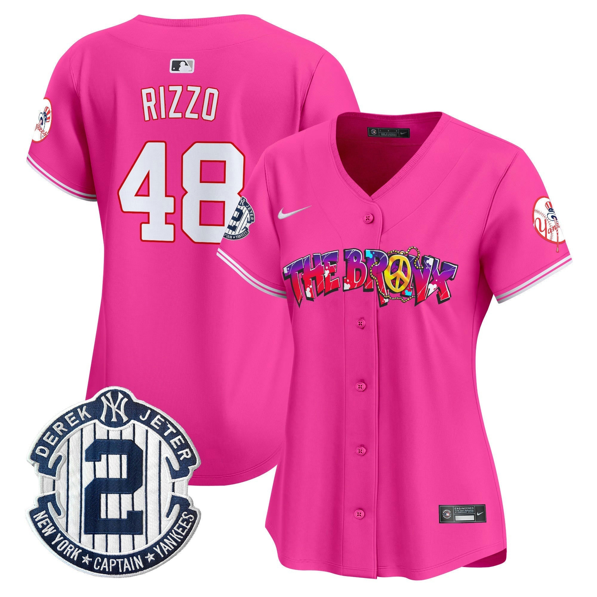 Camisa MLB Women’s New York The Bronx Graffiti Vapor Premier Limited Jersey V7