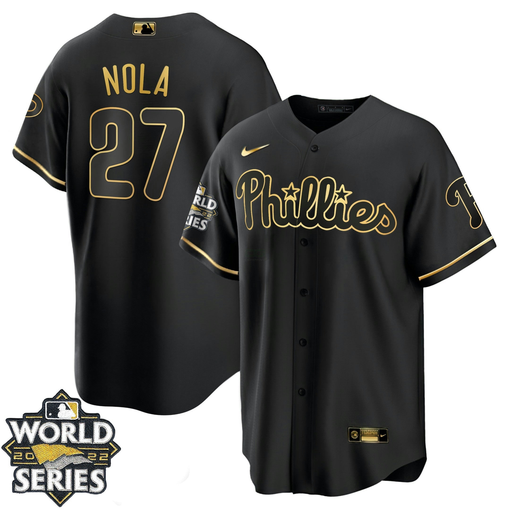 Camisa MLB Women’s Philadelphia Gold 2022 World Series Jersey