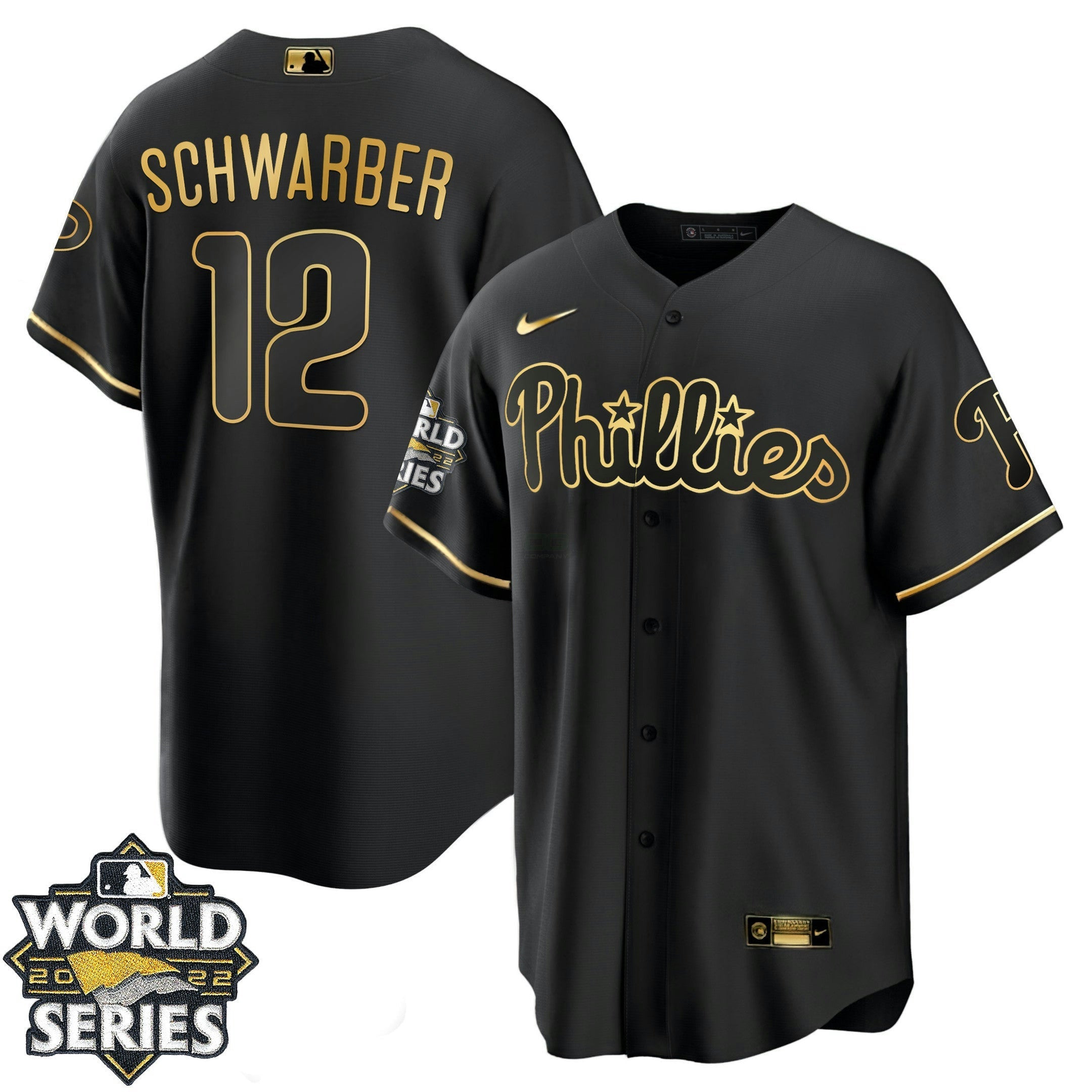Camisa MLB Women’s Philadelphia Gold 2022 World Series Jersey