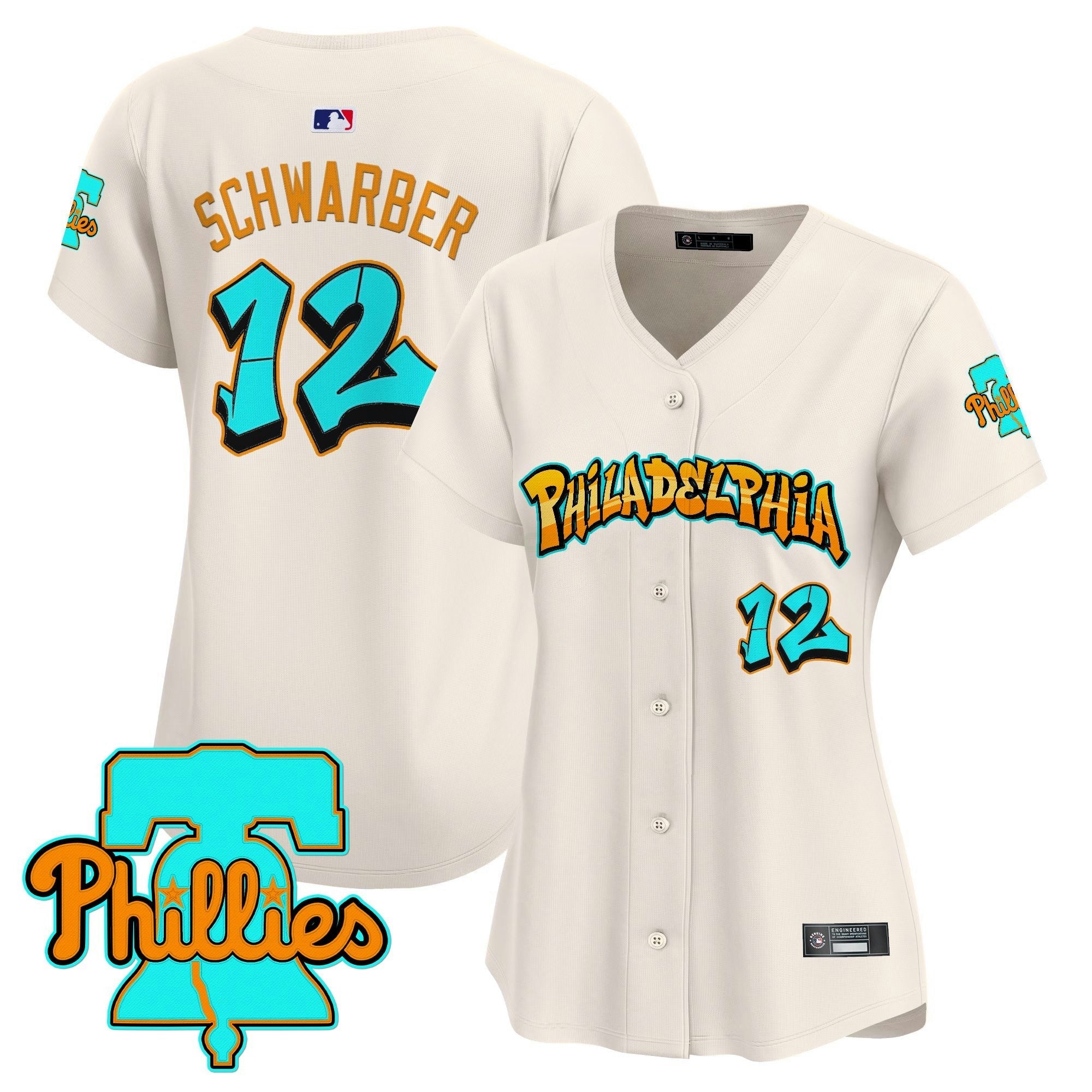 Camisa MLB Women’s Philadelphia ‘Graffiti Broad Street Edition’ Vapor Premier Limited Jersey