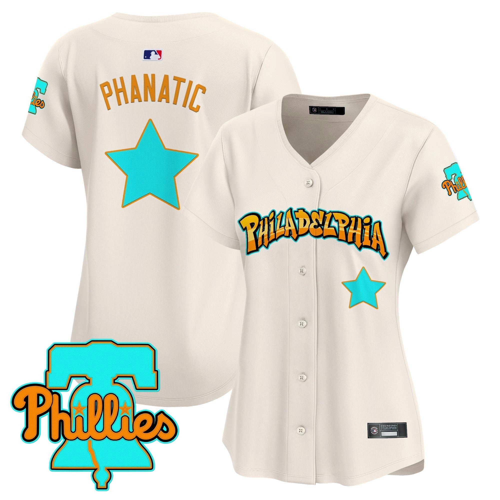 Camisa MLB Women’s Philadelphia ‘Graffiti Broad Street Edition’ Vapor Premier Limited Jersey