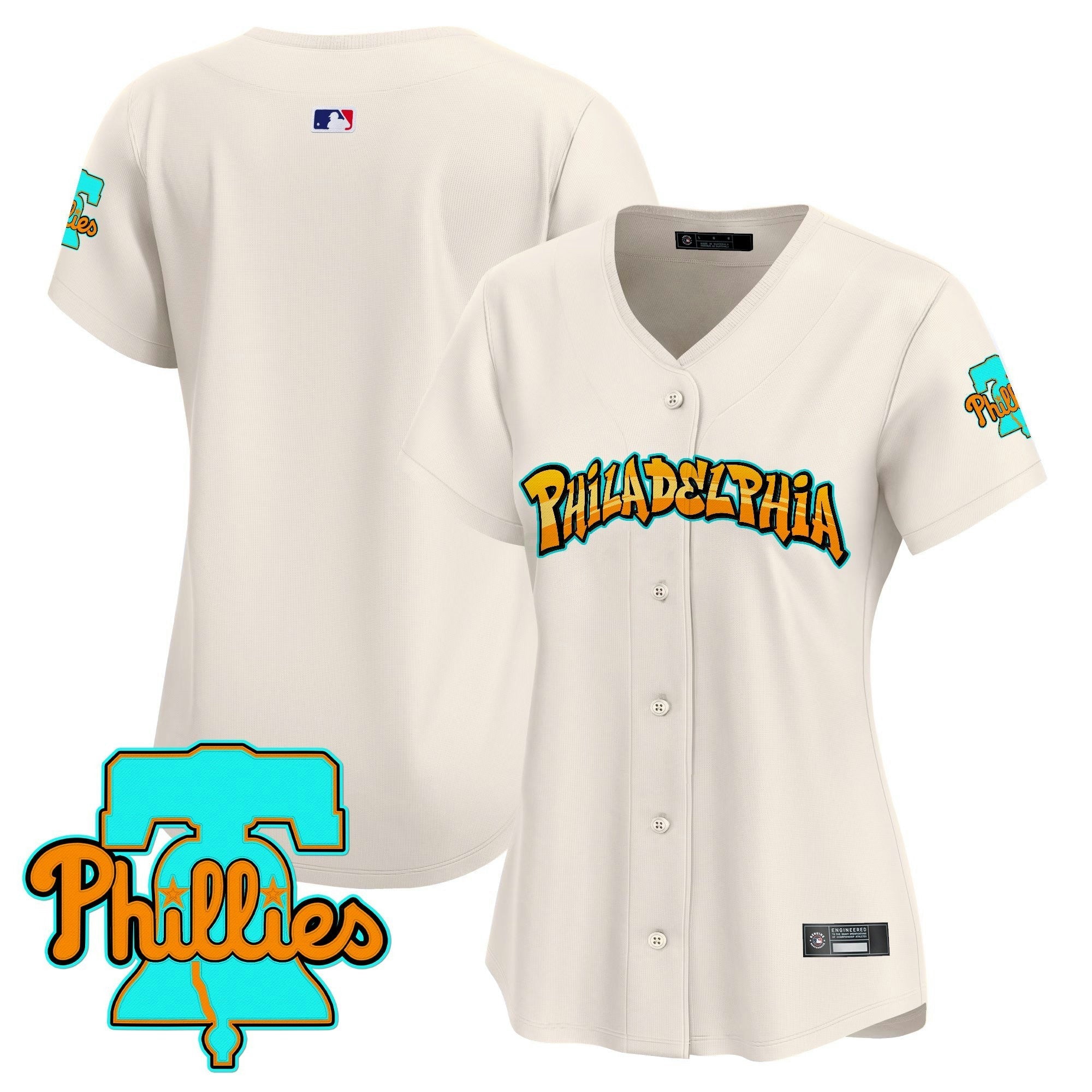 Camisa MLB Women’s Philadelphia ‘Graffiti Broad Street Edition’ Vapor Premier Limited Jersey