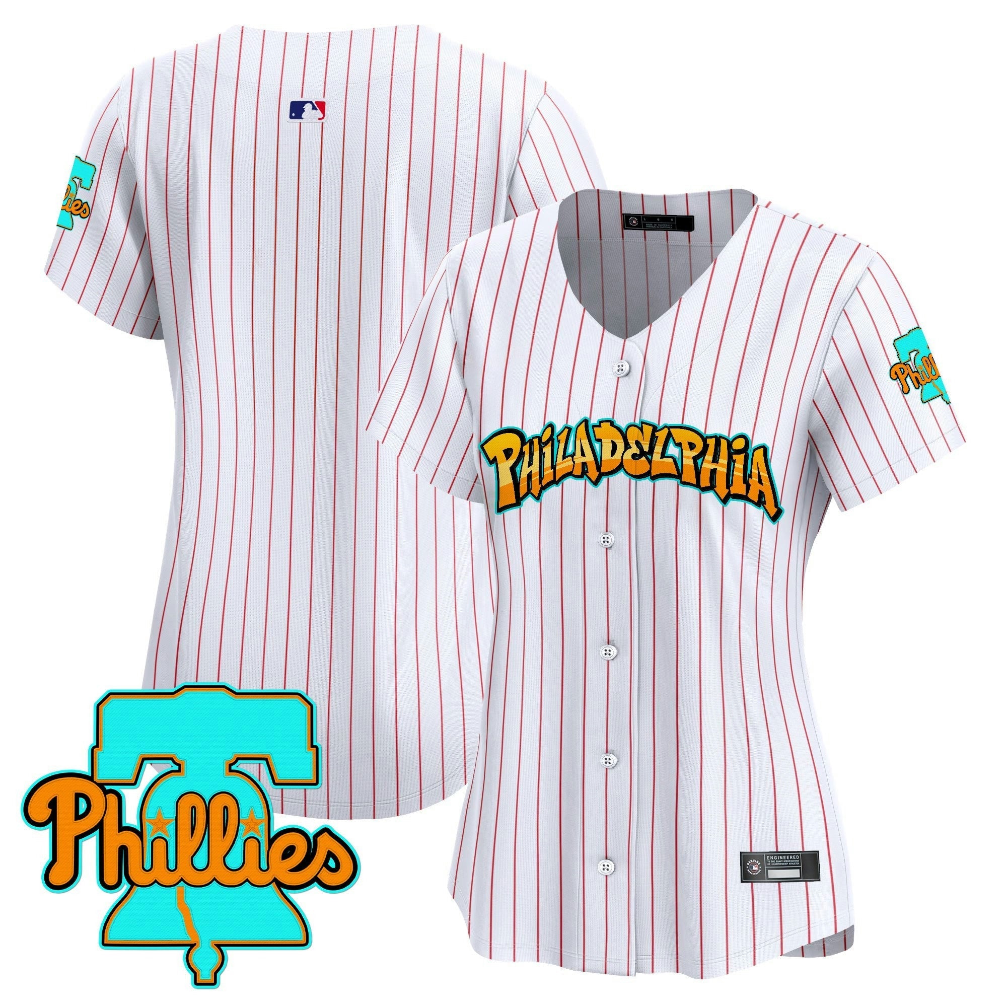 Camisa MLB Women’s Philadelphia ‘Graffiti Broad Street Edition’ Vapor Premier Limited Jersey