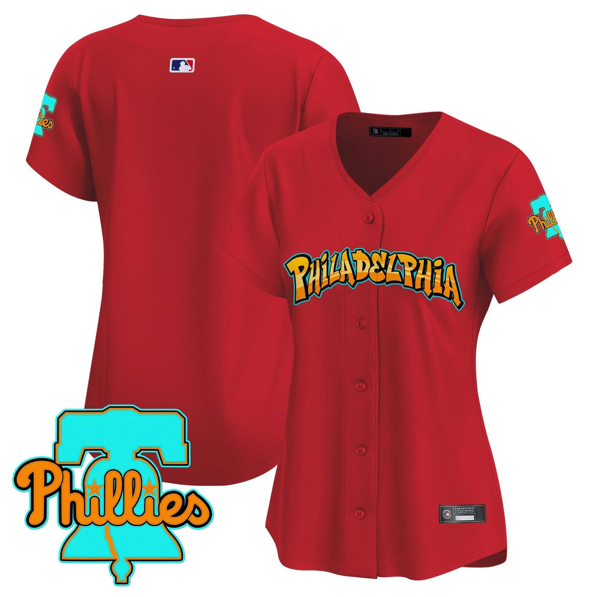 Camisa MLB Women’s Philadelphia ‘Graffiti Broad Street Edition’ Vapor Premier Limited Jersey