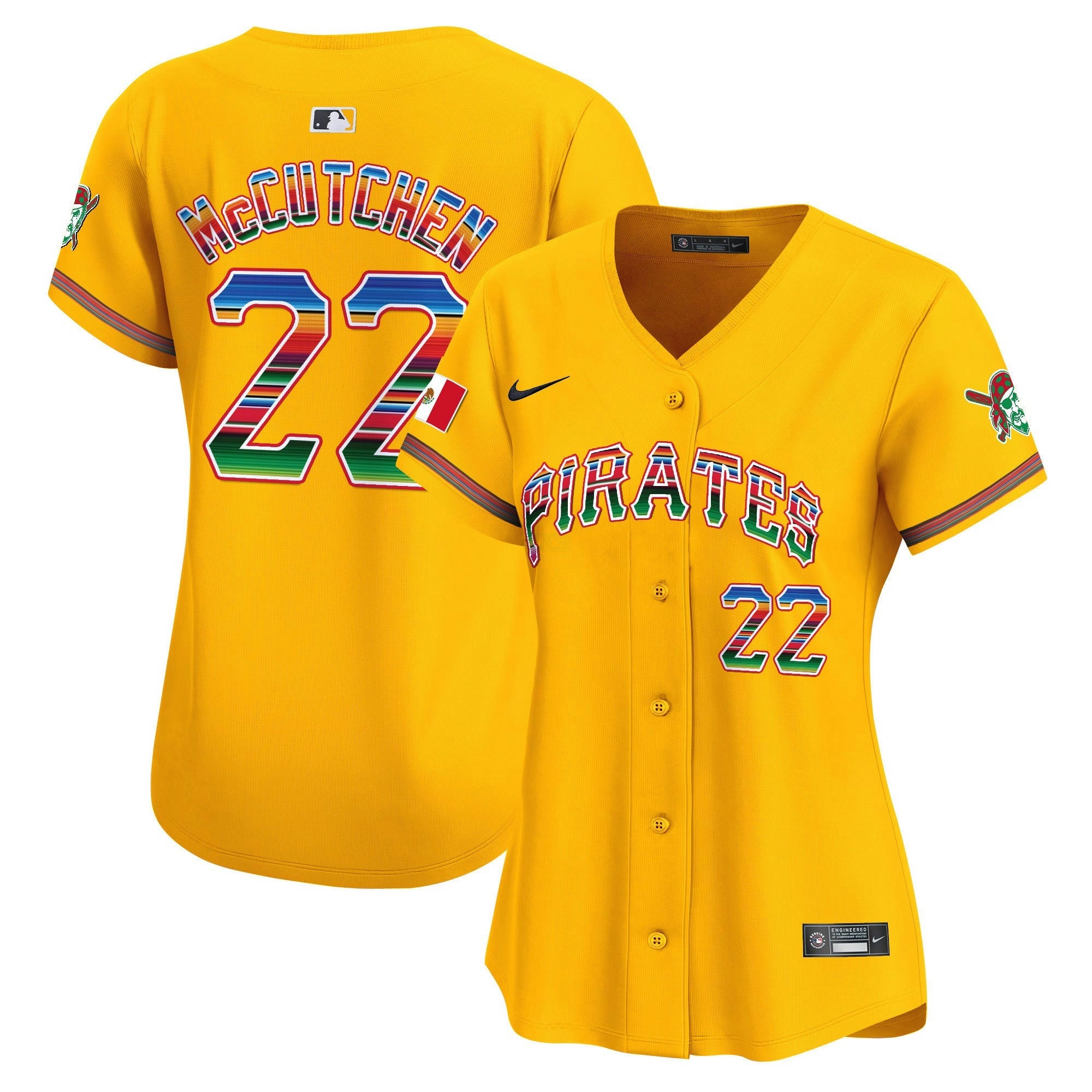 Camisa MLB Women’s Pittsburgh Mexico Vapor Premier Limited Jersey