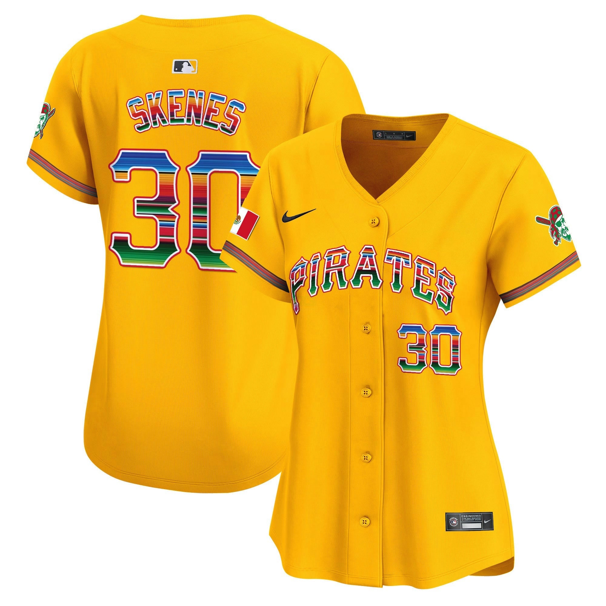 Camisa MLB Women’s Pittsburgh Mexico Vapor Premier Limited Jersey