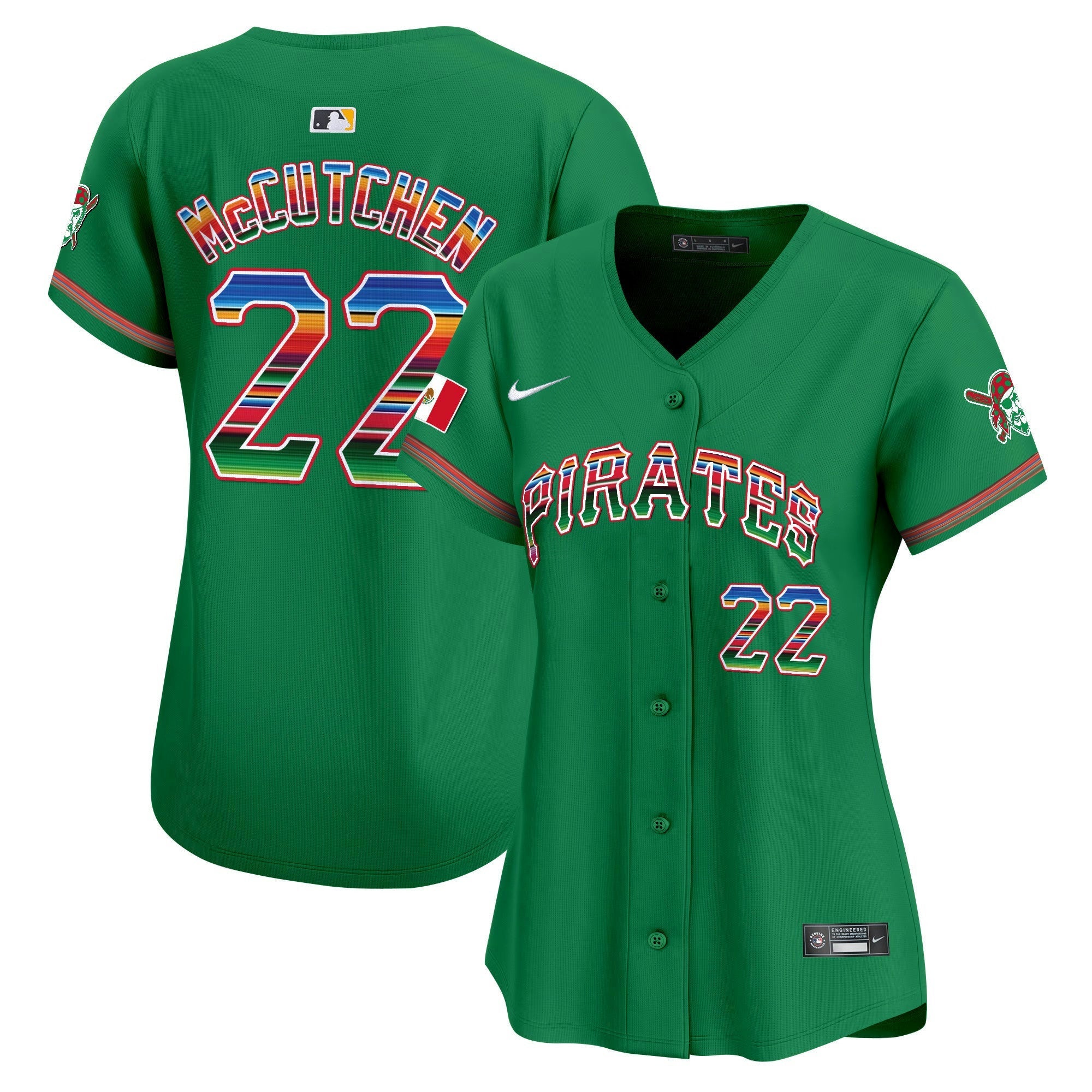 Camisa MLB Women’s Pittsburgh Mexico Vapor Premier Limited Jersey