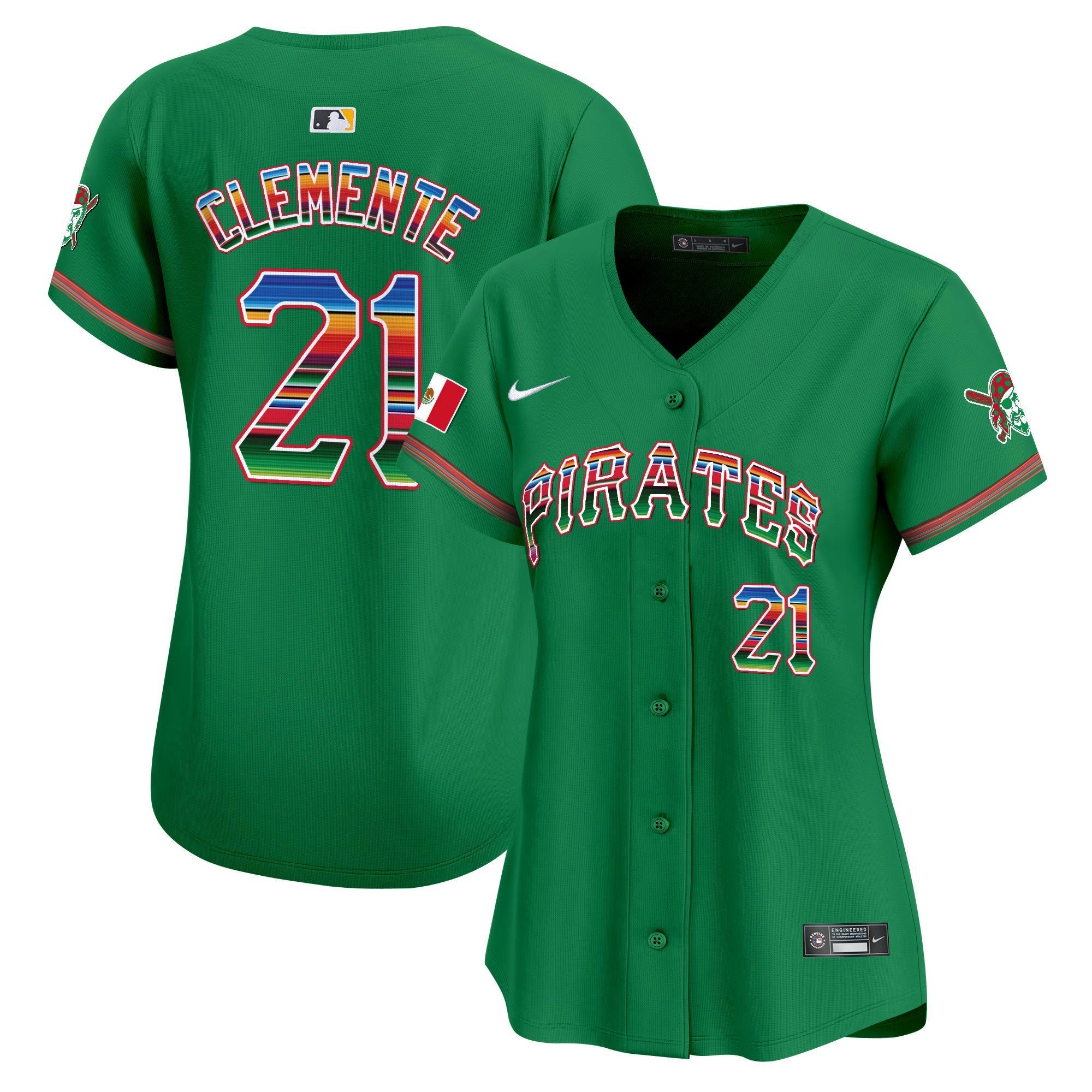 Camisa MLB Women’s Pittsburgh Mexico Vapor Premier Limited Jersey