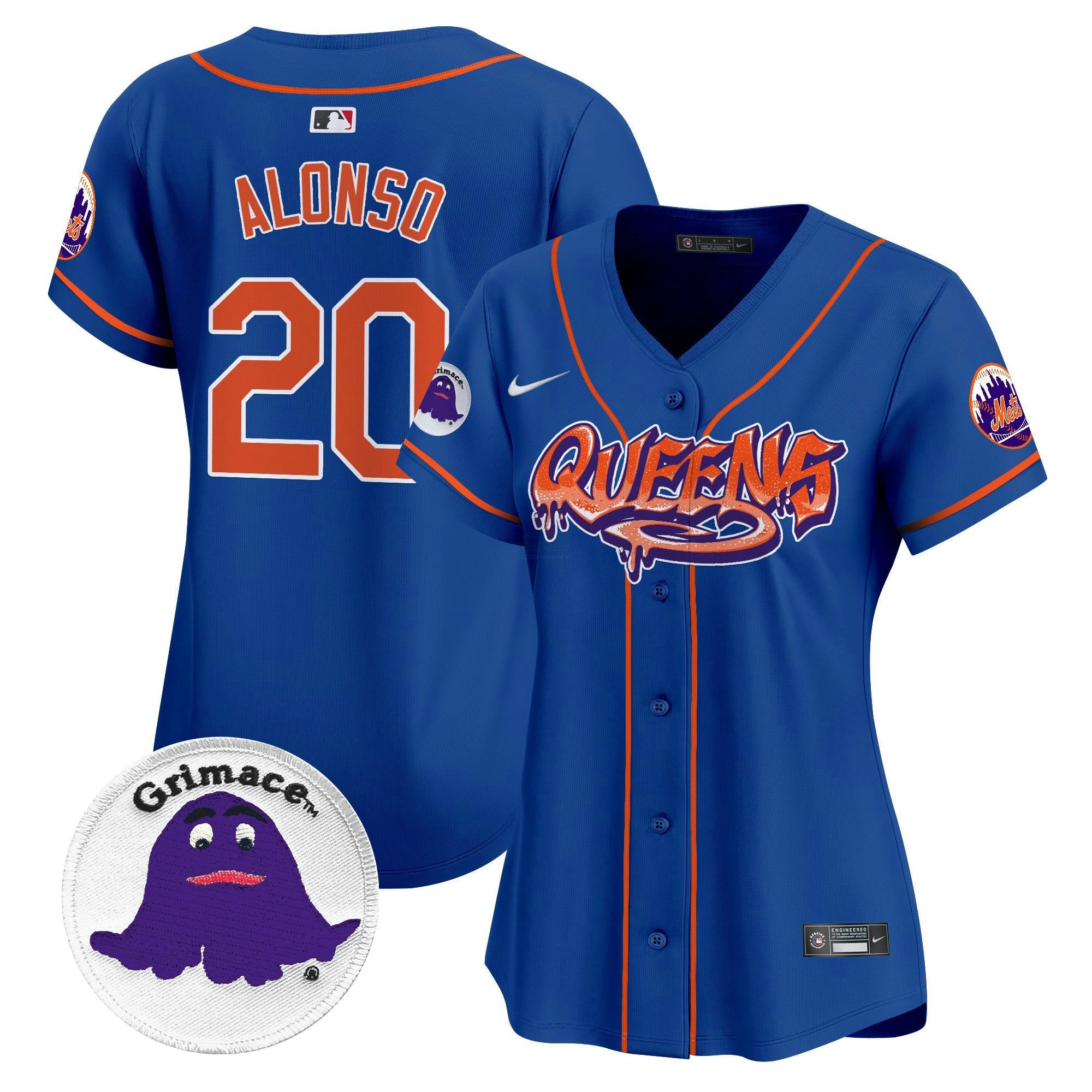 Camisa MLB Women’s Queens Graffiti Vapor Premier Limited Jersey