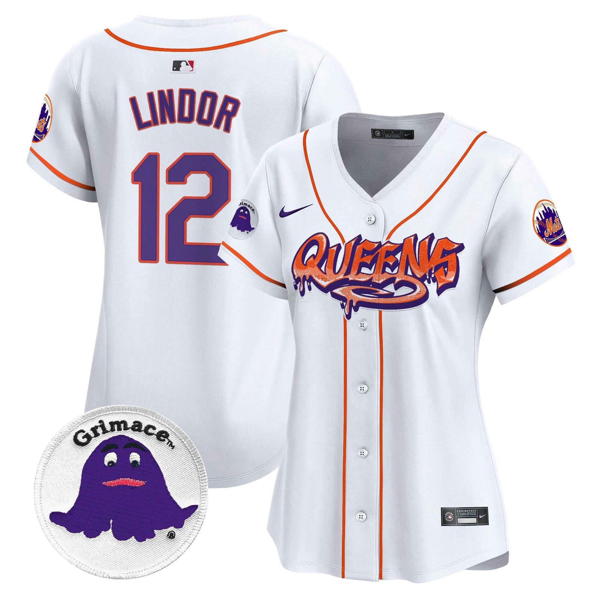 Camisa MLB Women’s Queens Graffiti Vapor Premier Limited Jersey