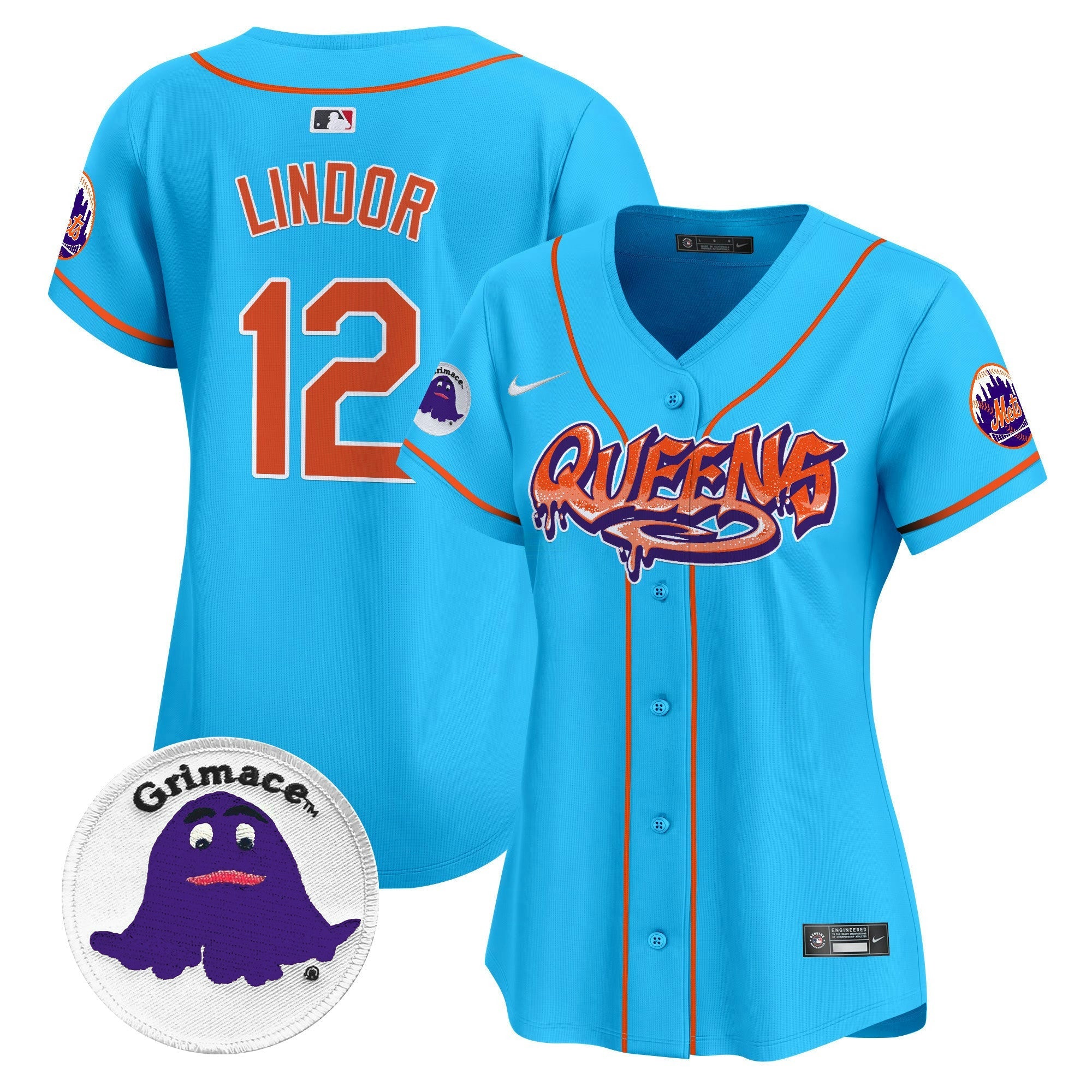 Camisa MLB Women’s Queens Graffiti Vapor Premier Limited Jersey