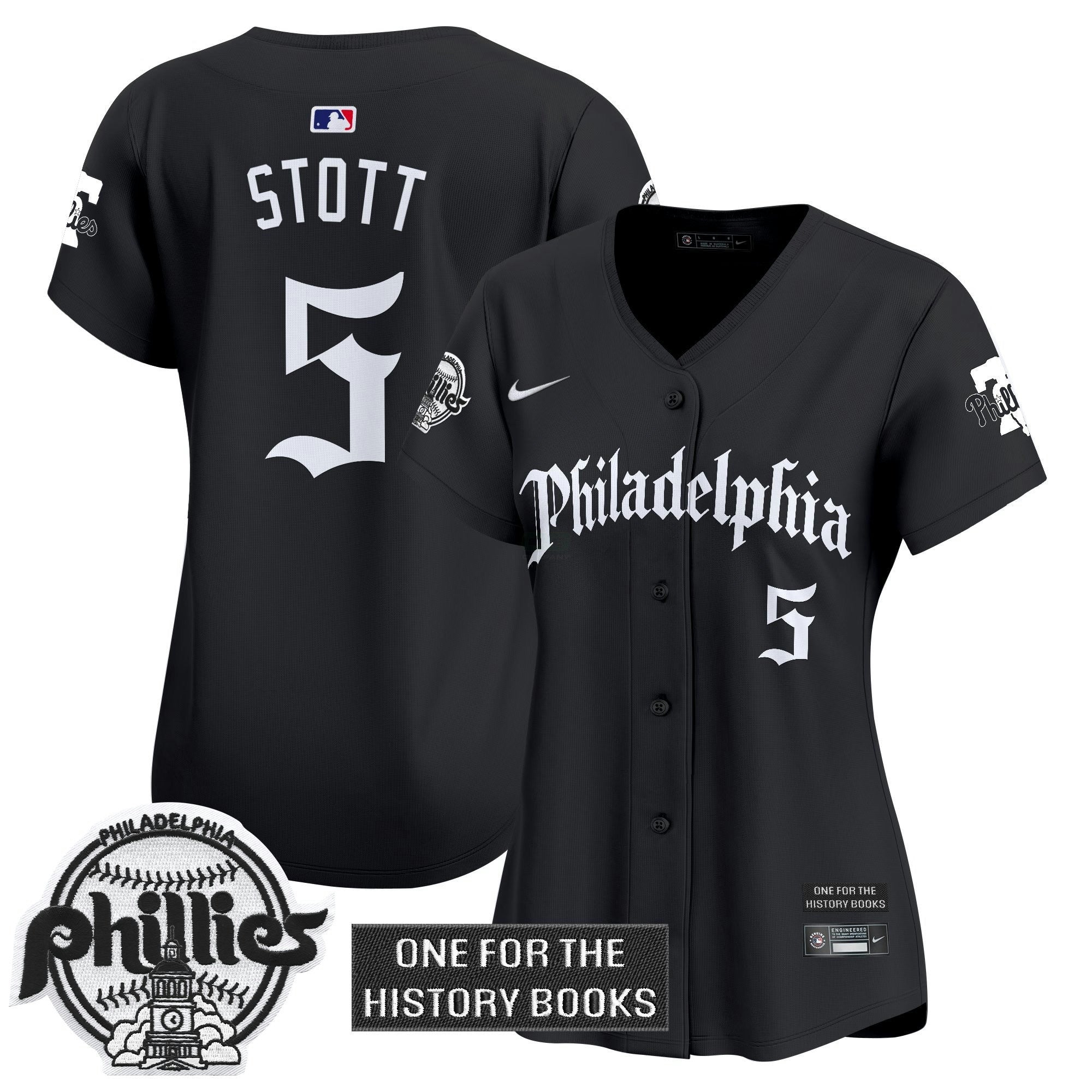 Camisa MLB Women’s ‘Retro Newspaper Edition’ Vapor Premier Limited Jersey