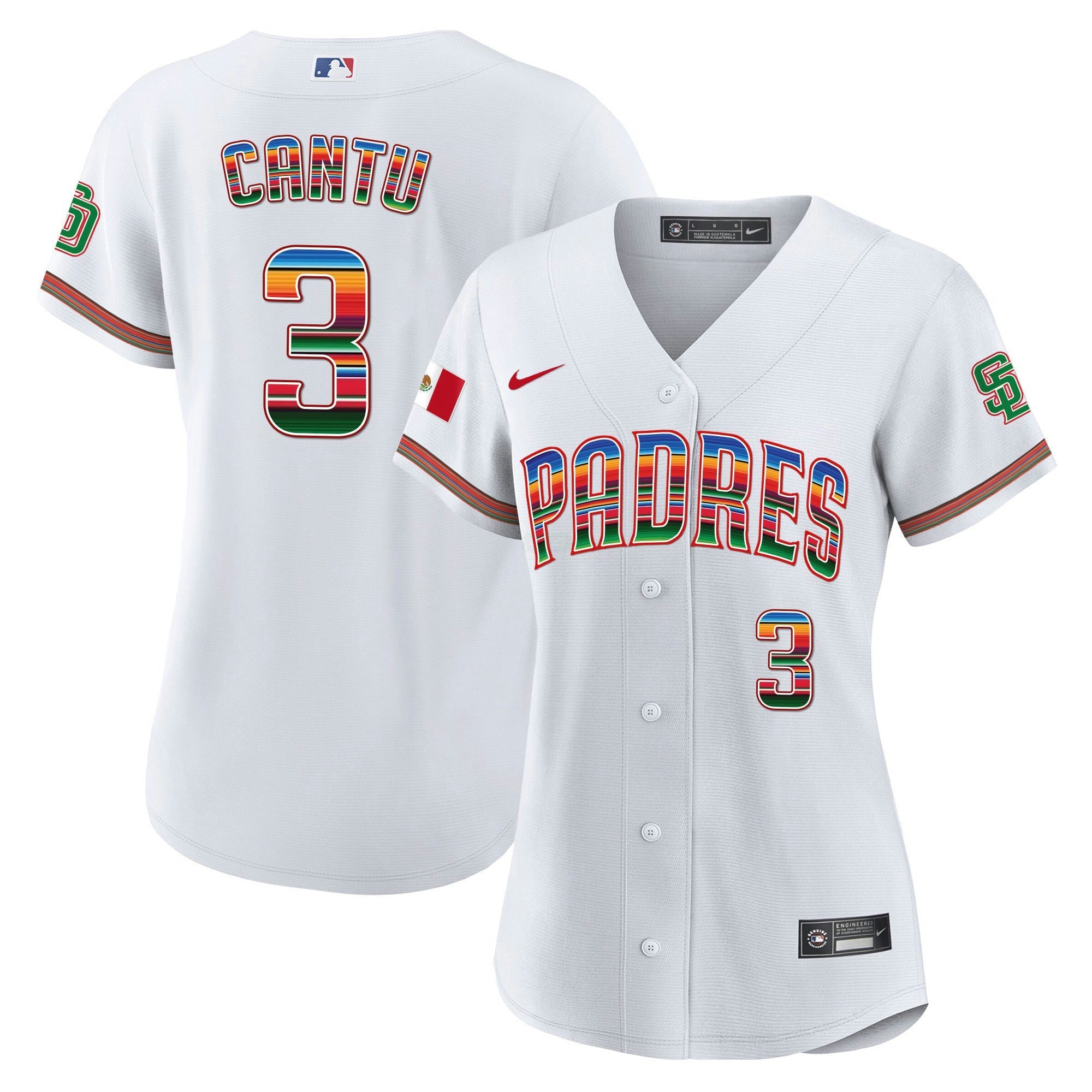Camisa MLB Women’s San Diego Mexico Cool Base Limited Jersey