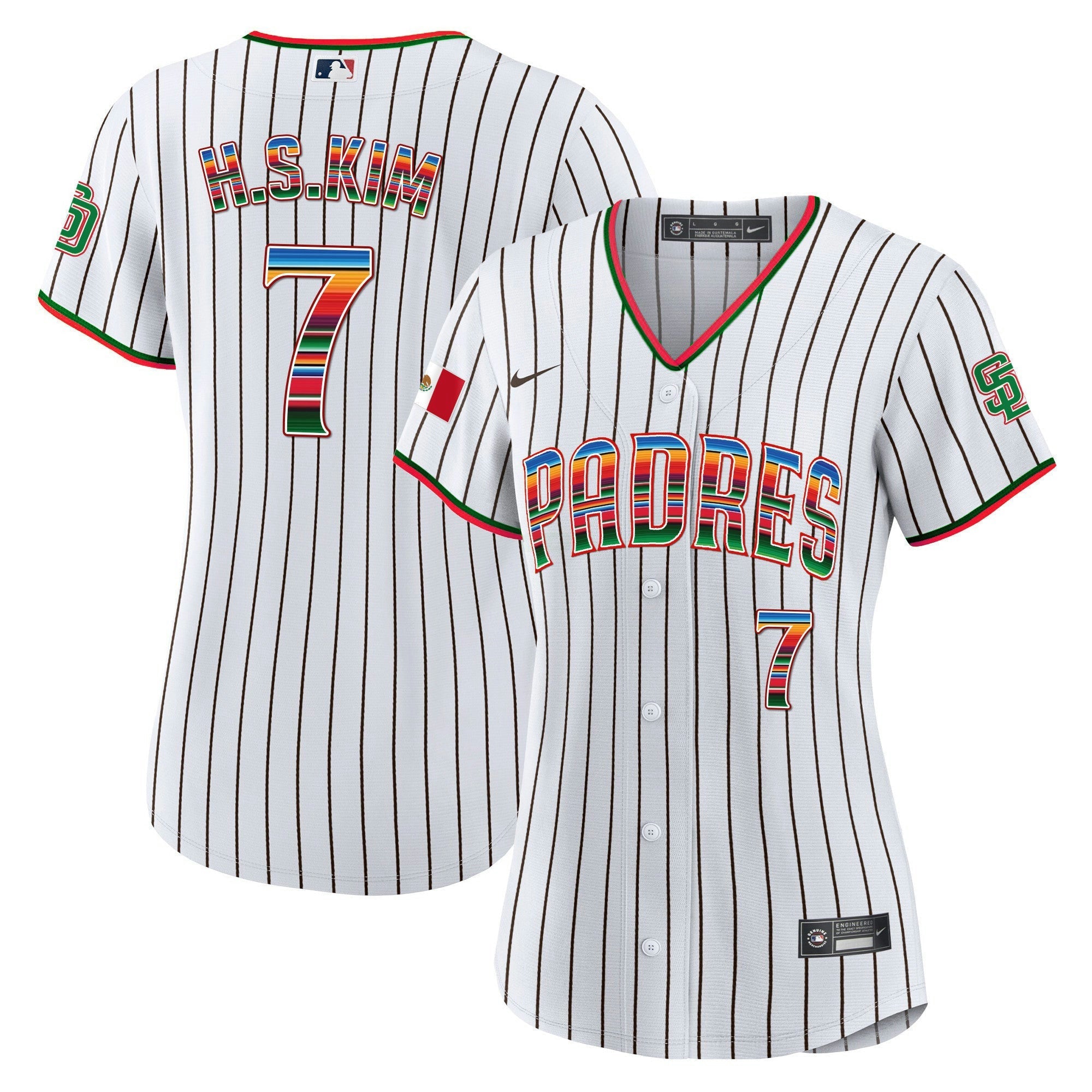 Camisa MLB Women’s San Diego Mexico Cool Base Limited Jersey