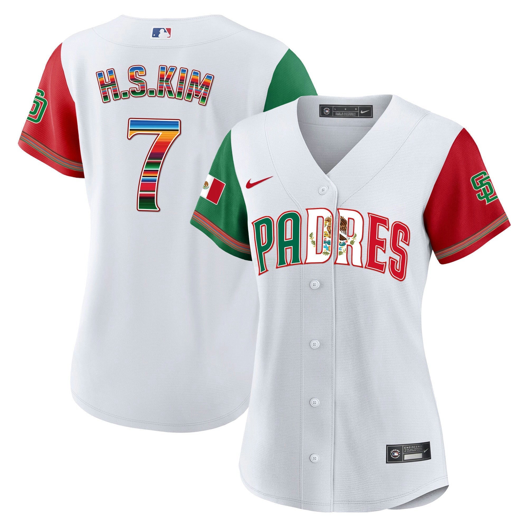 Camisa MLB Women’s San Diego Mexico Cool Base Limited Jersey V2