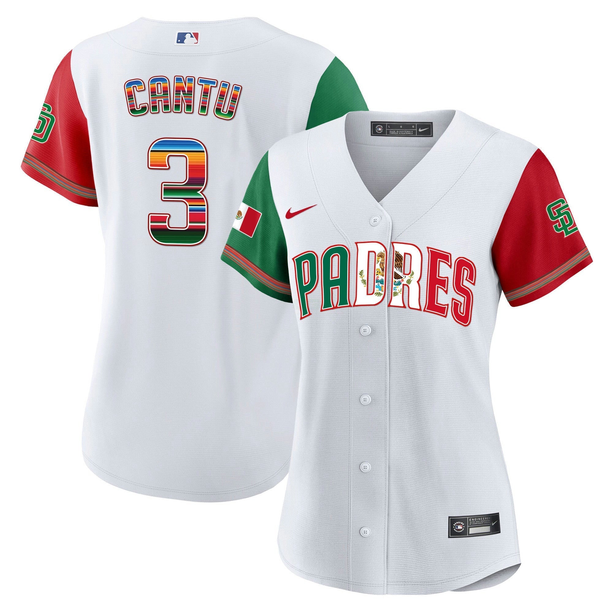 Camisa MLB Women’s San Diego Mexico Cool Base Limited Jersey V2